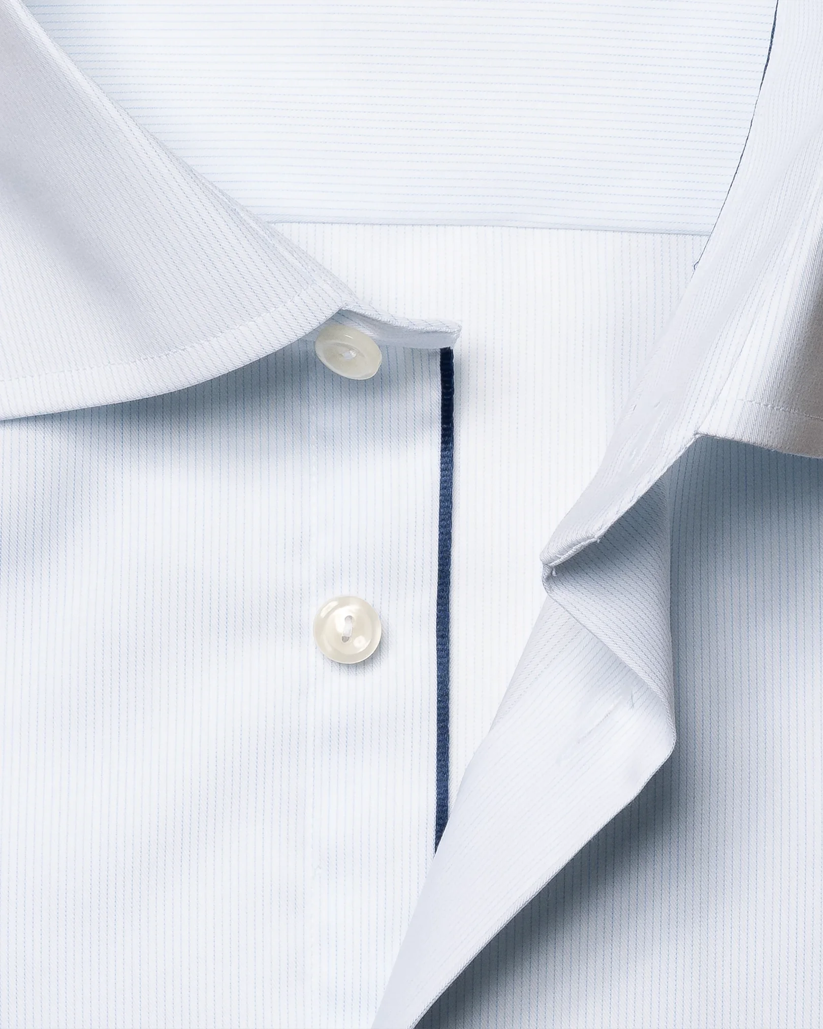 Eton - light blue twill solid shirt
