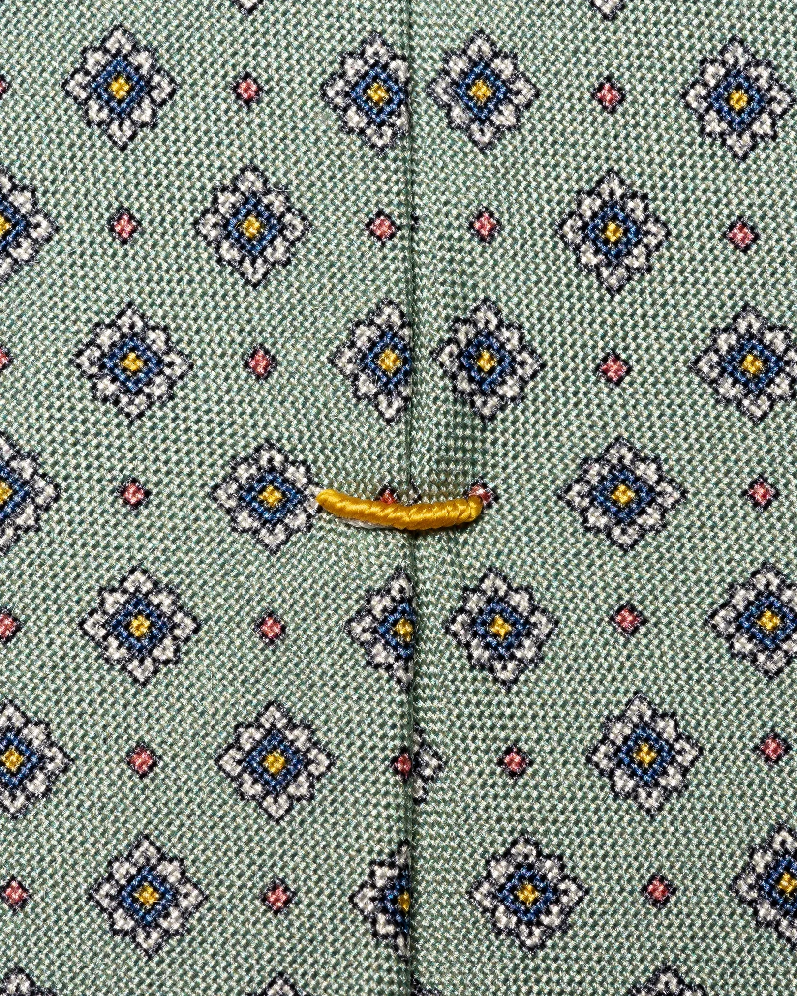 Eton - light green lightweight panama weave