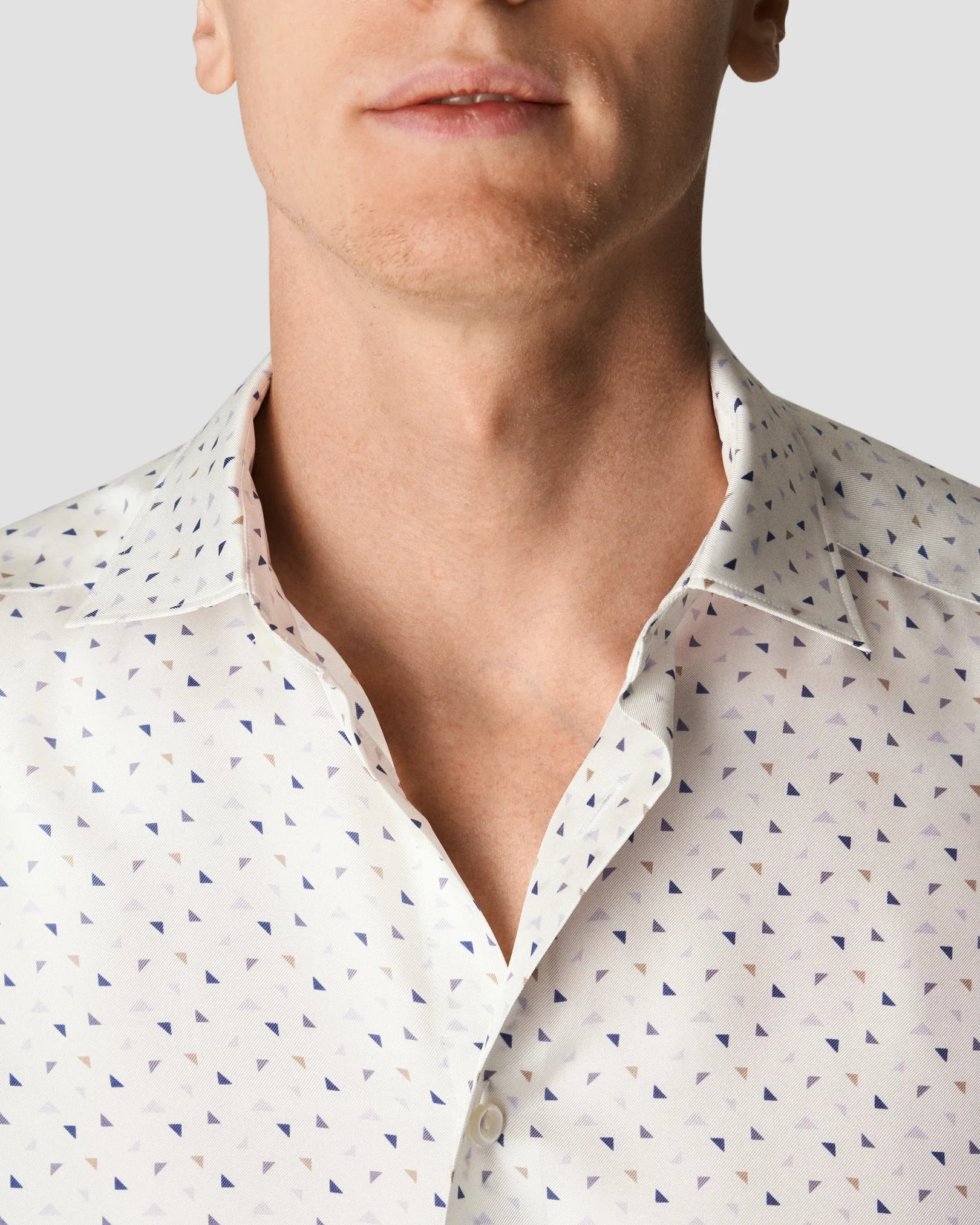 Eton - white silk twill
