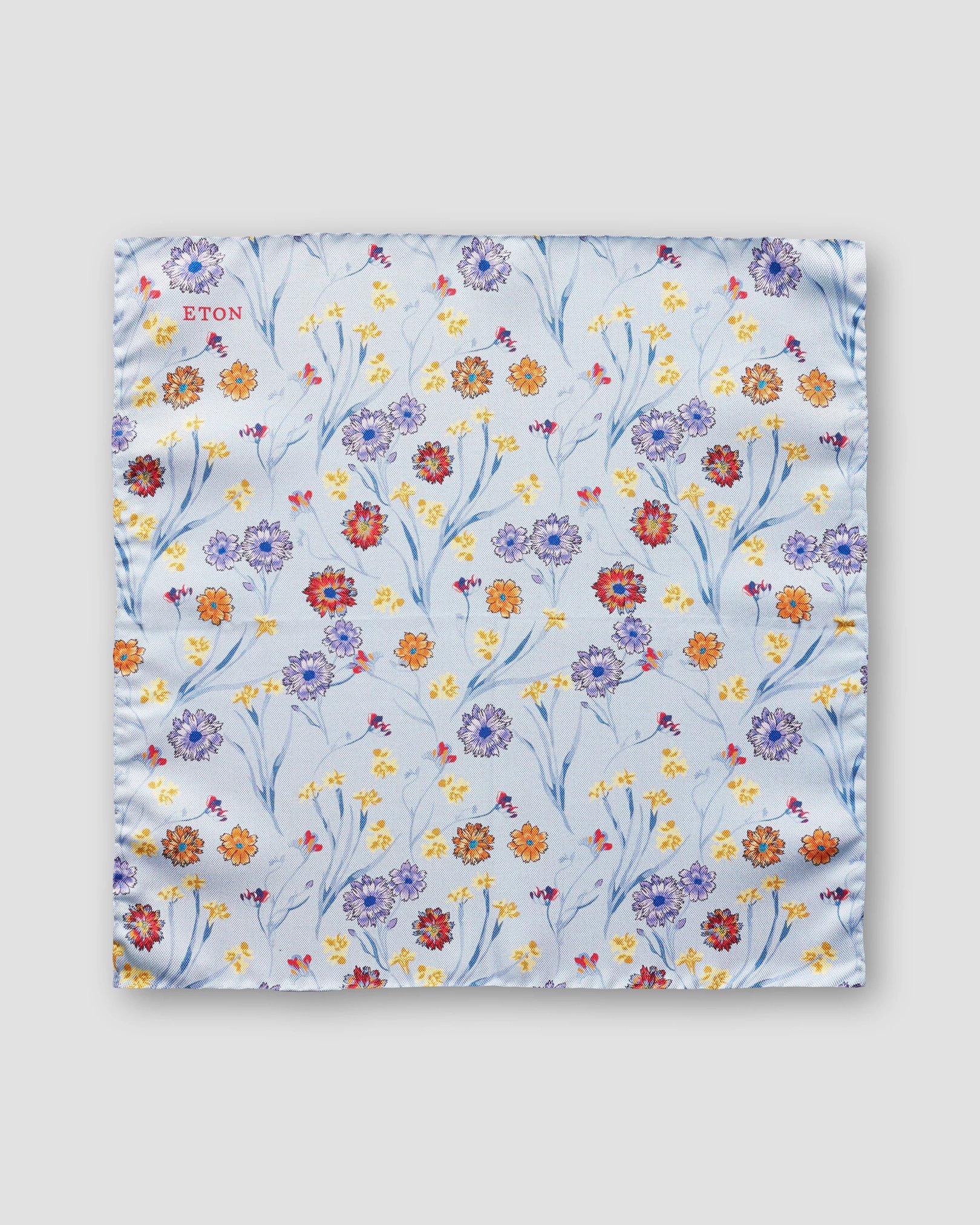 Eton - blue bouquet pocket square