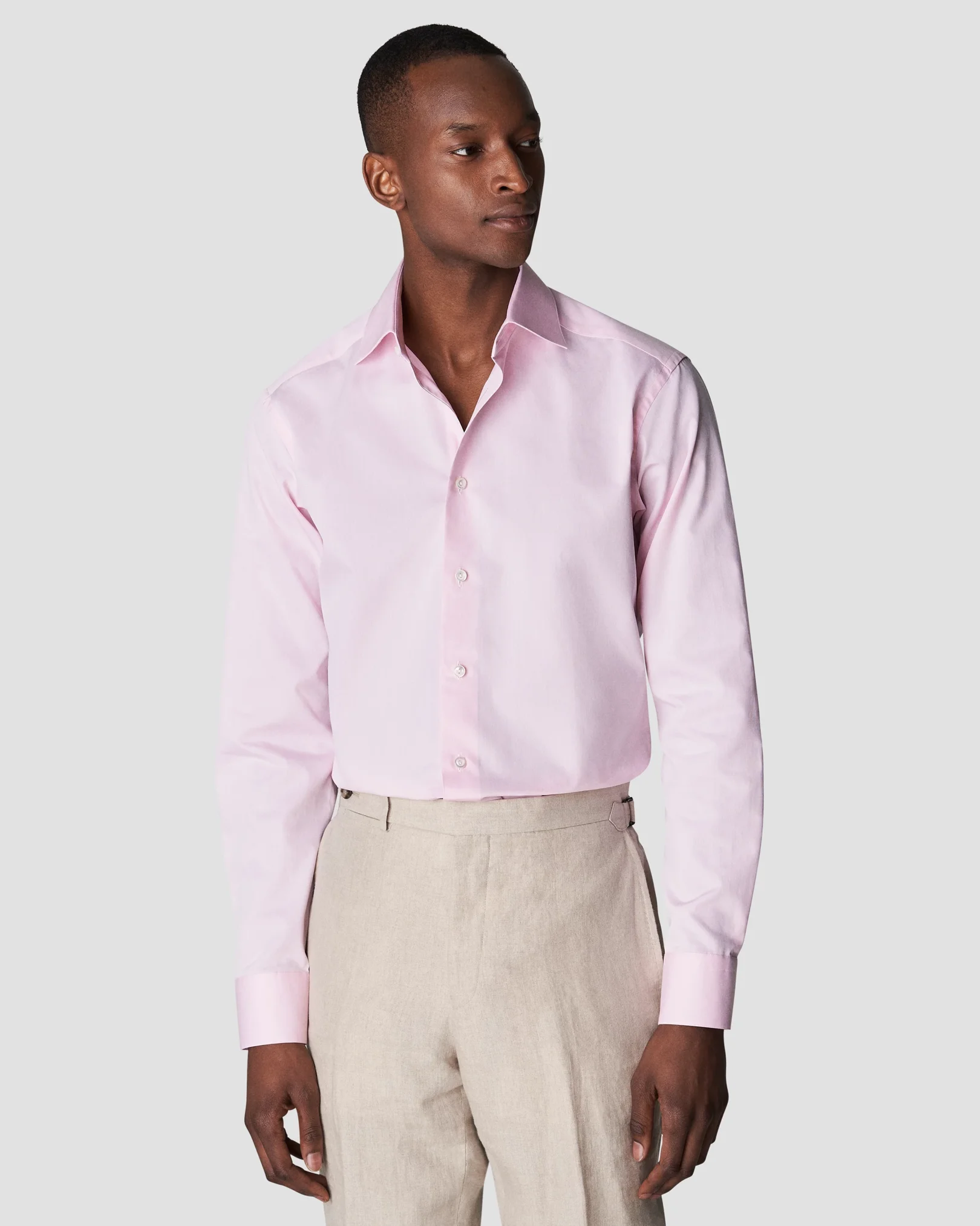 Eton - pink fine pique