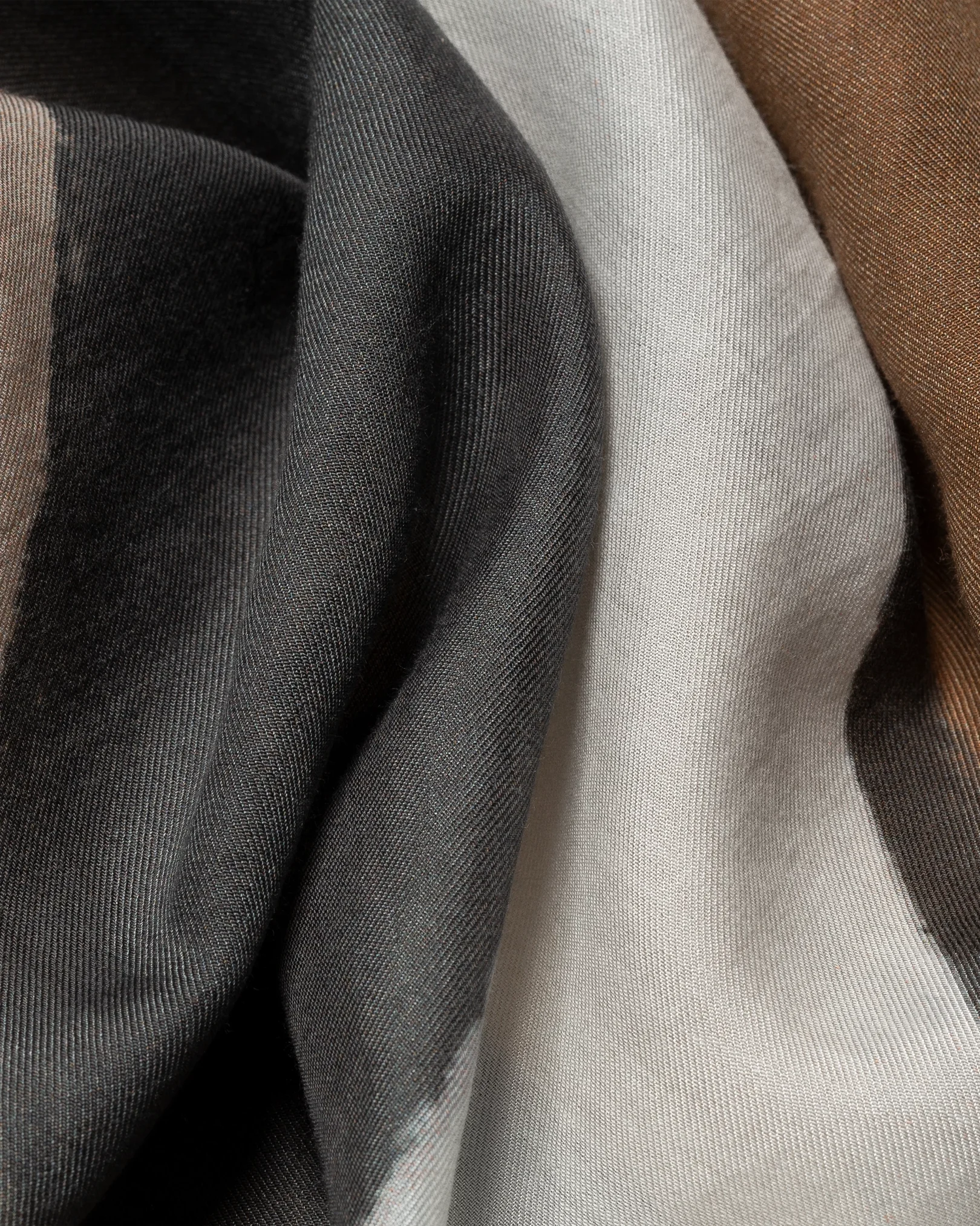 Eton - brown cotton silk bandana