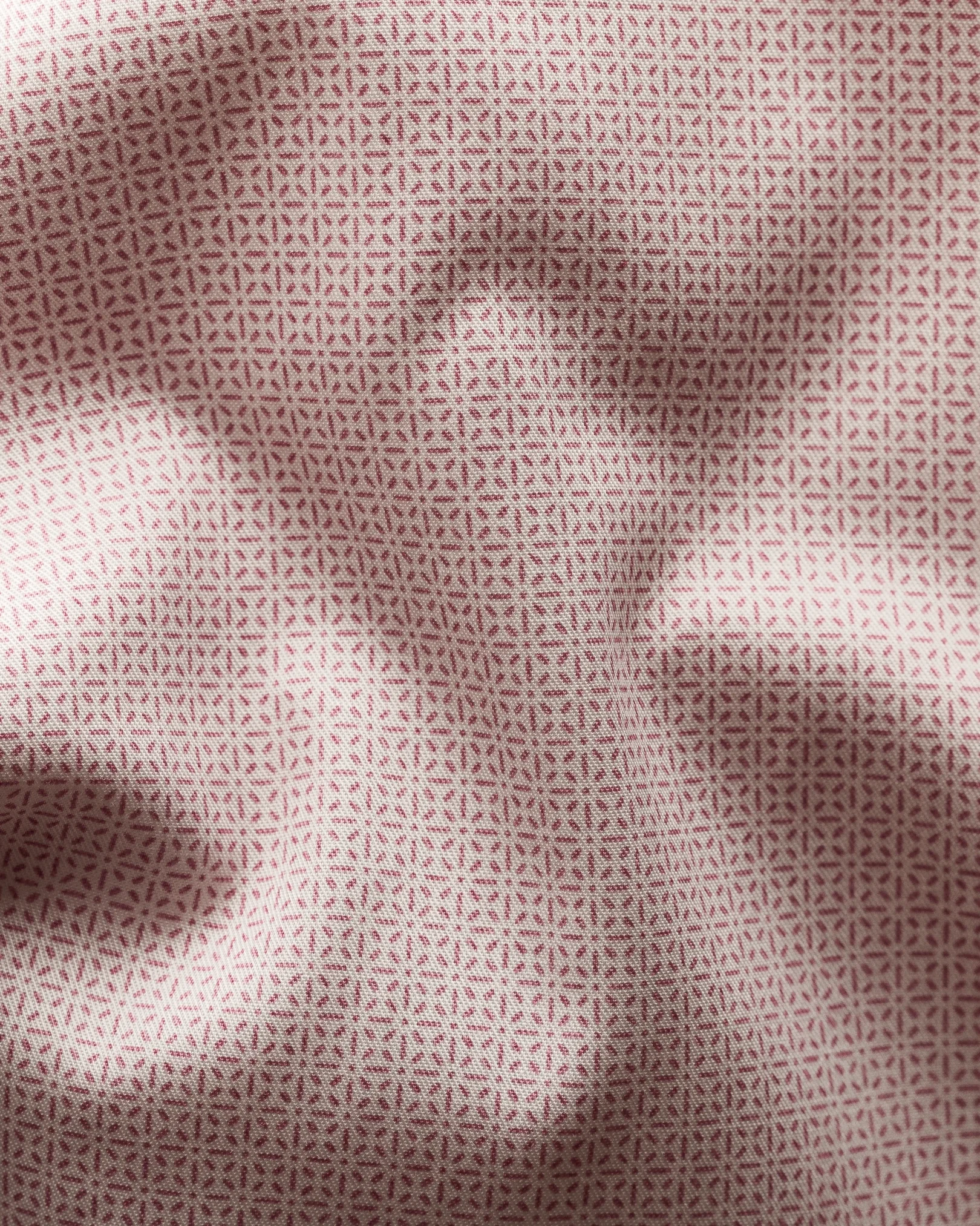 Eton - pink micro pattern fine twill shirt