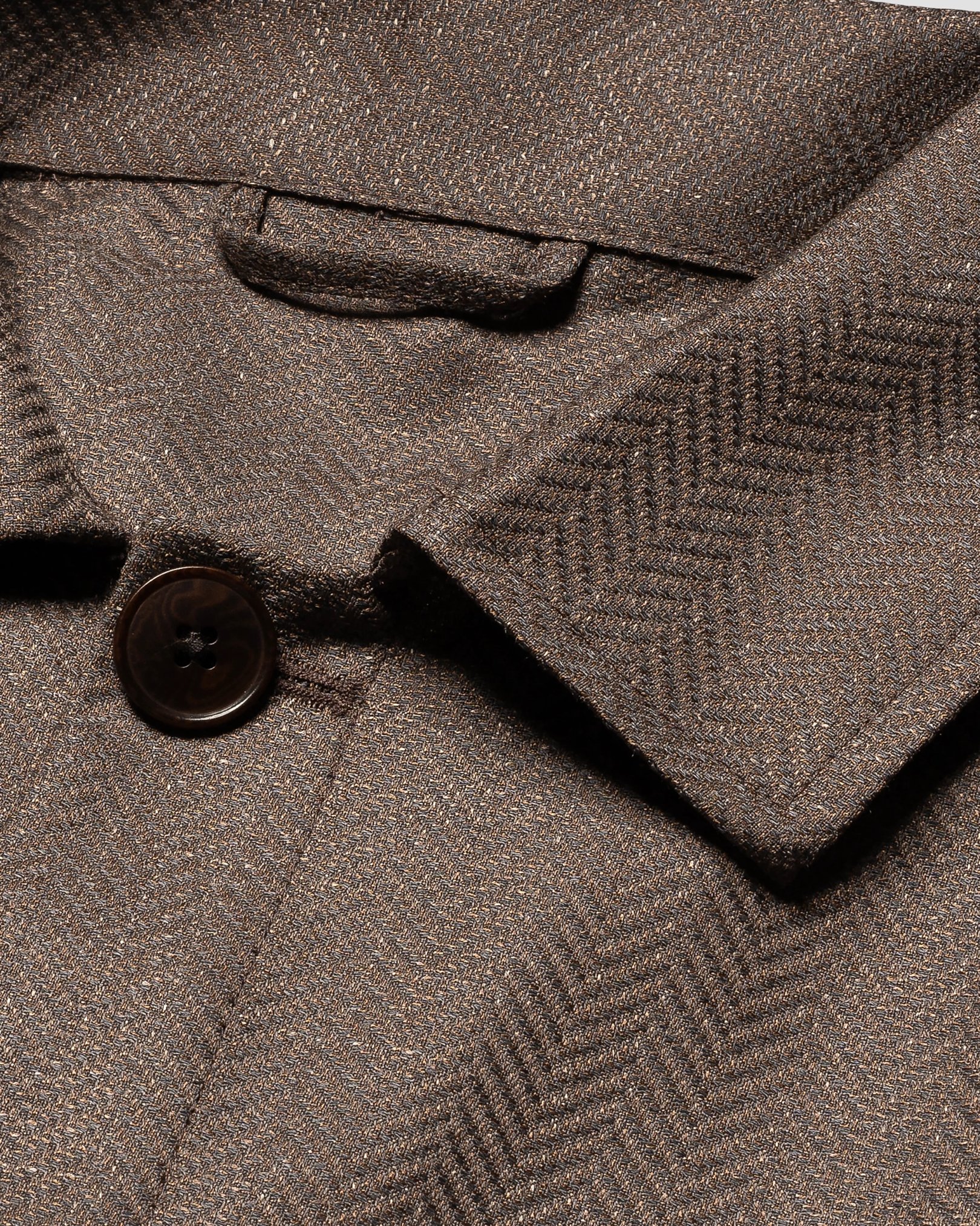 Eton - beige regular blend overshirt