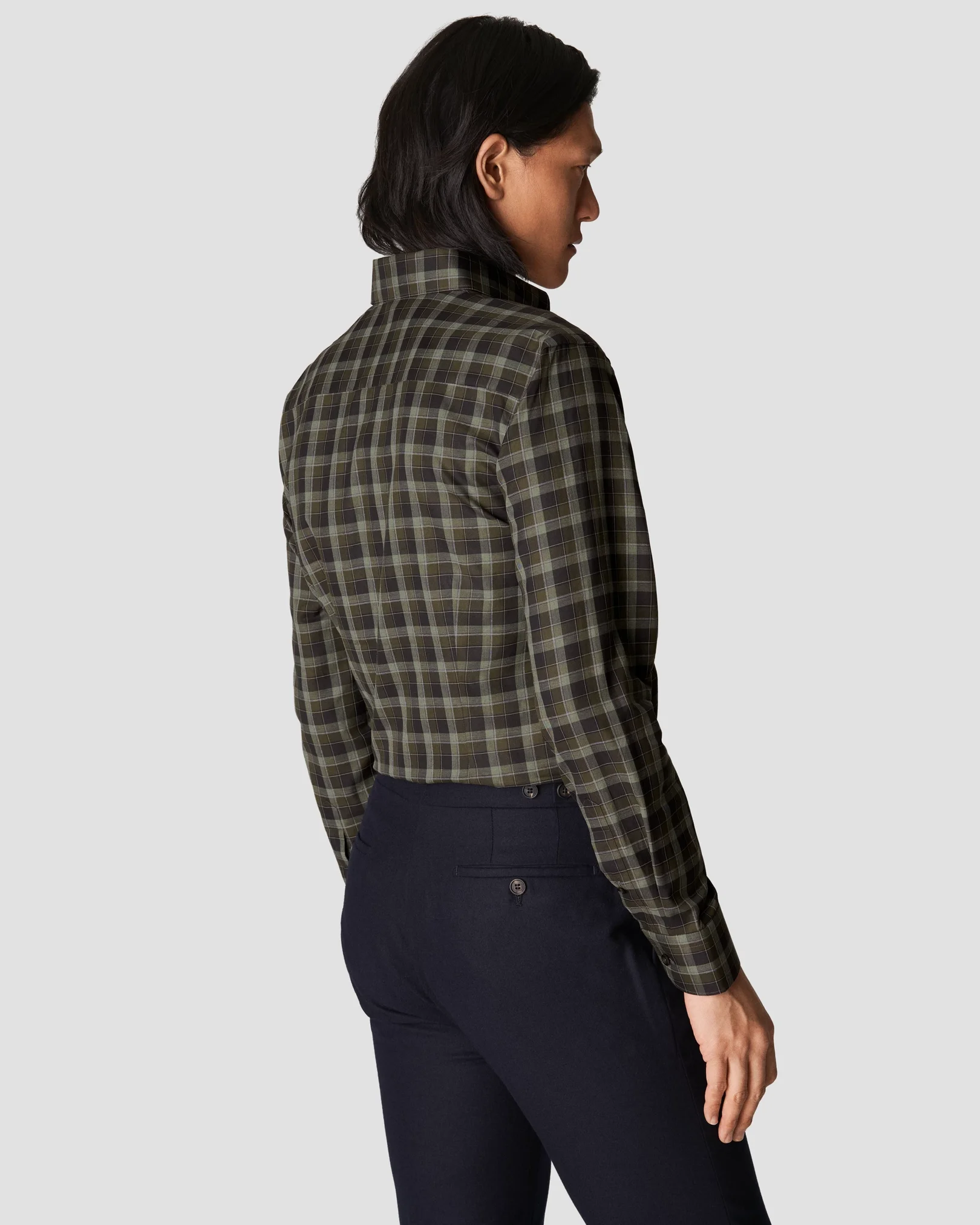 Eton - dark green flannel