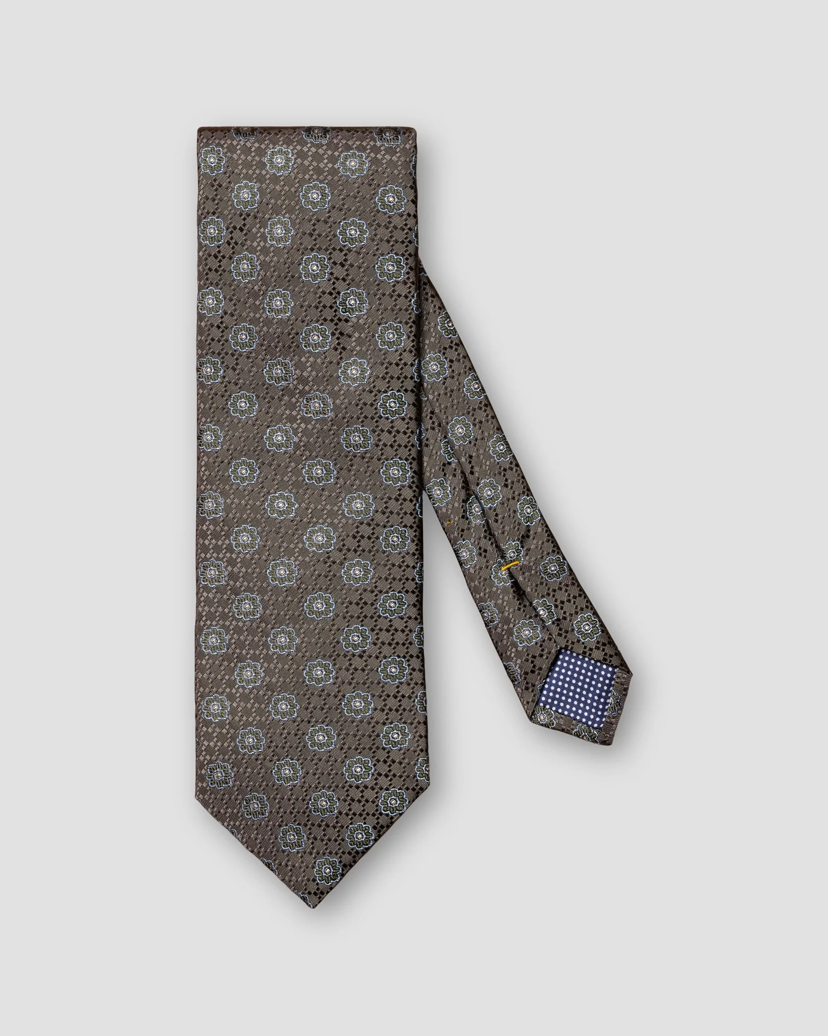 Eton - bright green woven tie