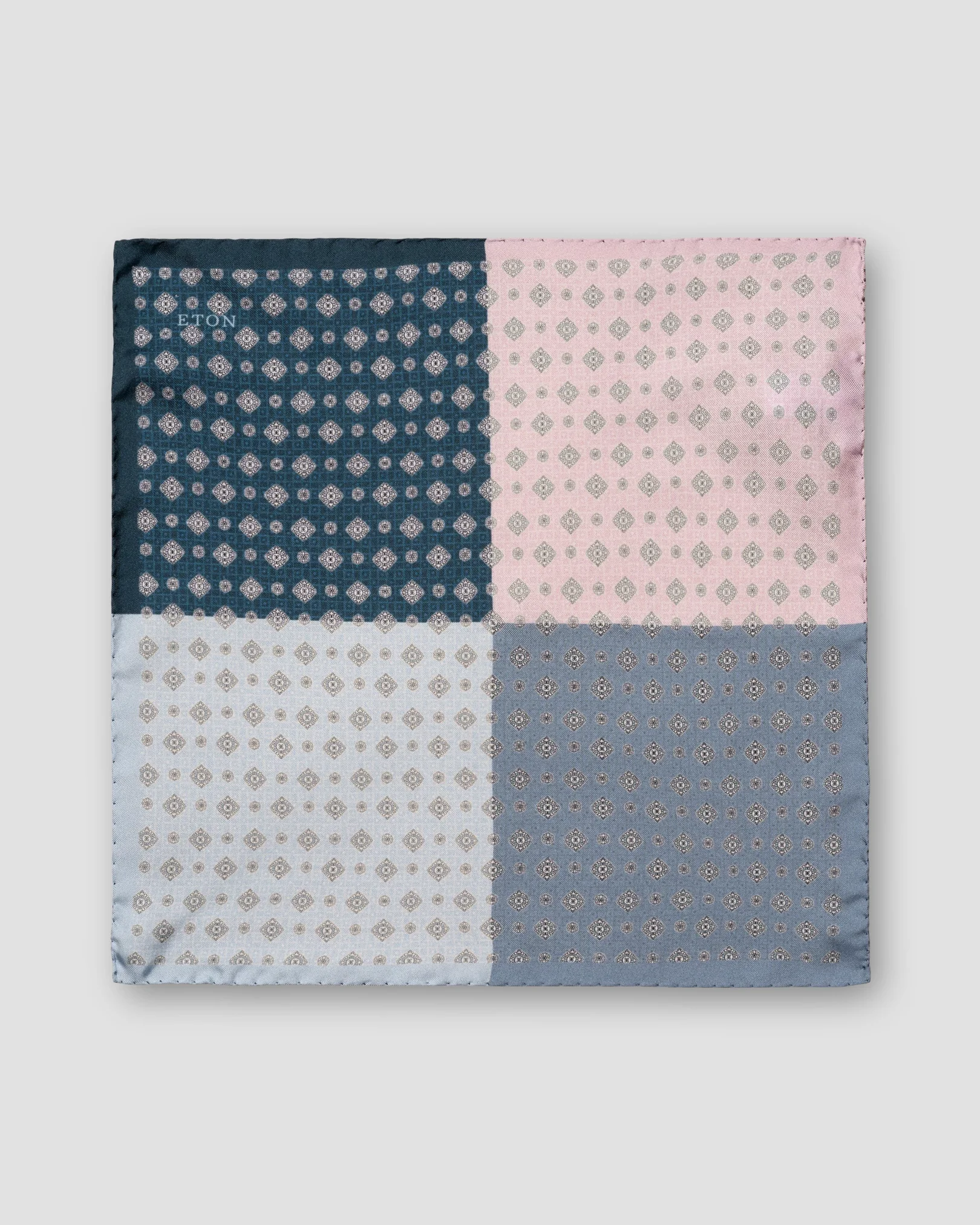 Eton - navy blue elevated pocket square