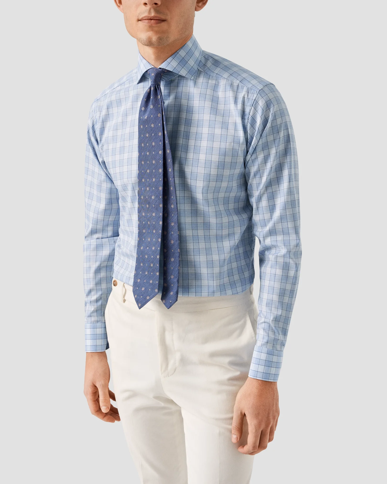 Eton - prince of wales checked shirt