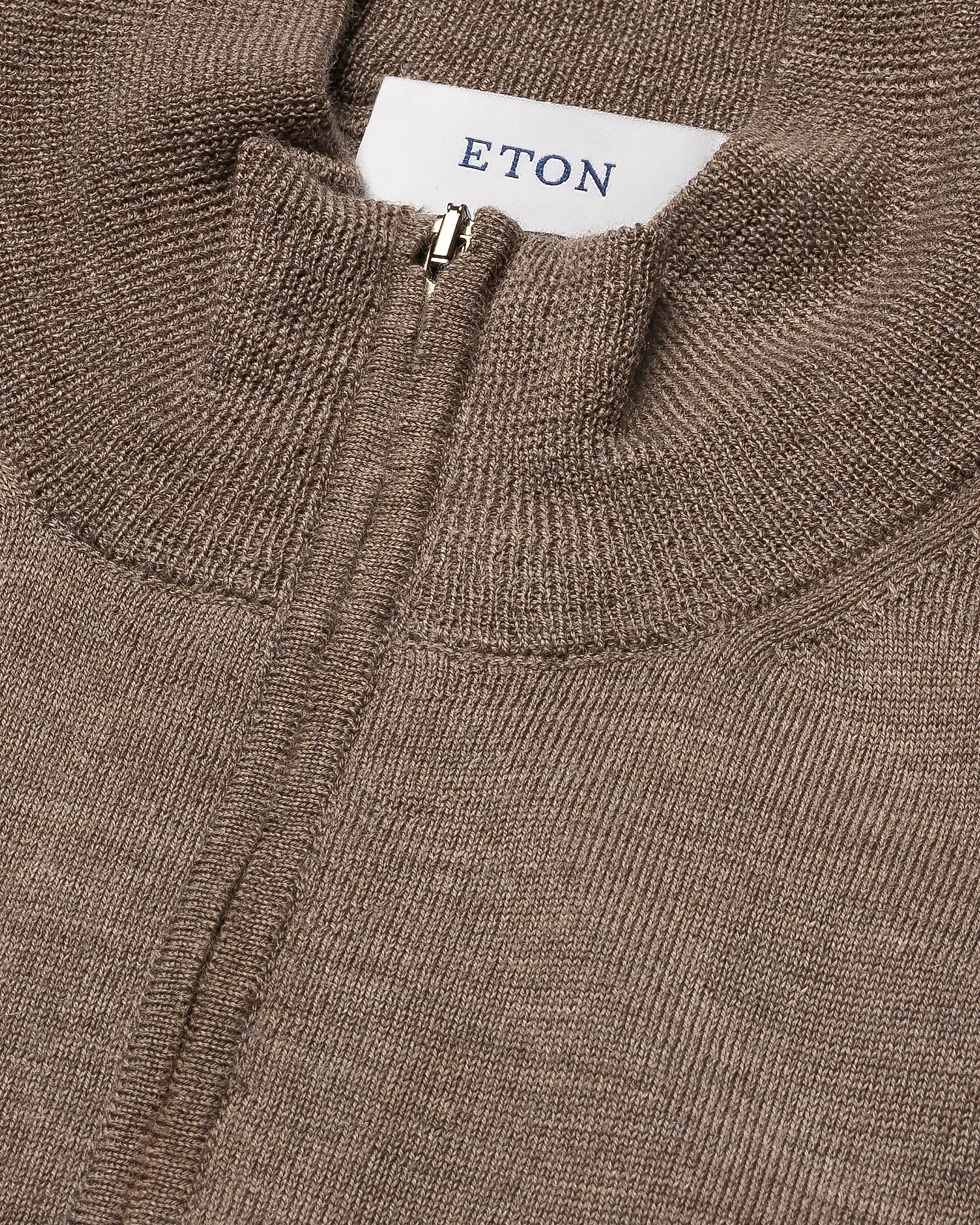Eton - brown knitted merino