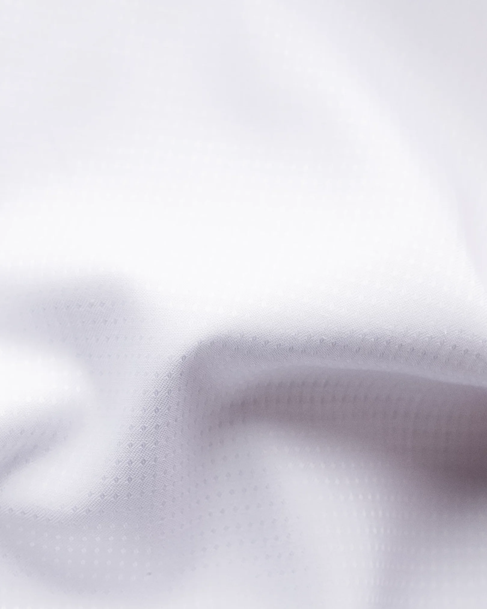 Eton - white pin dot twill shirt