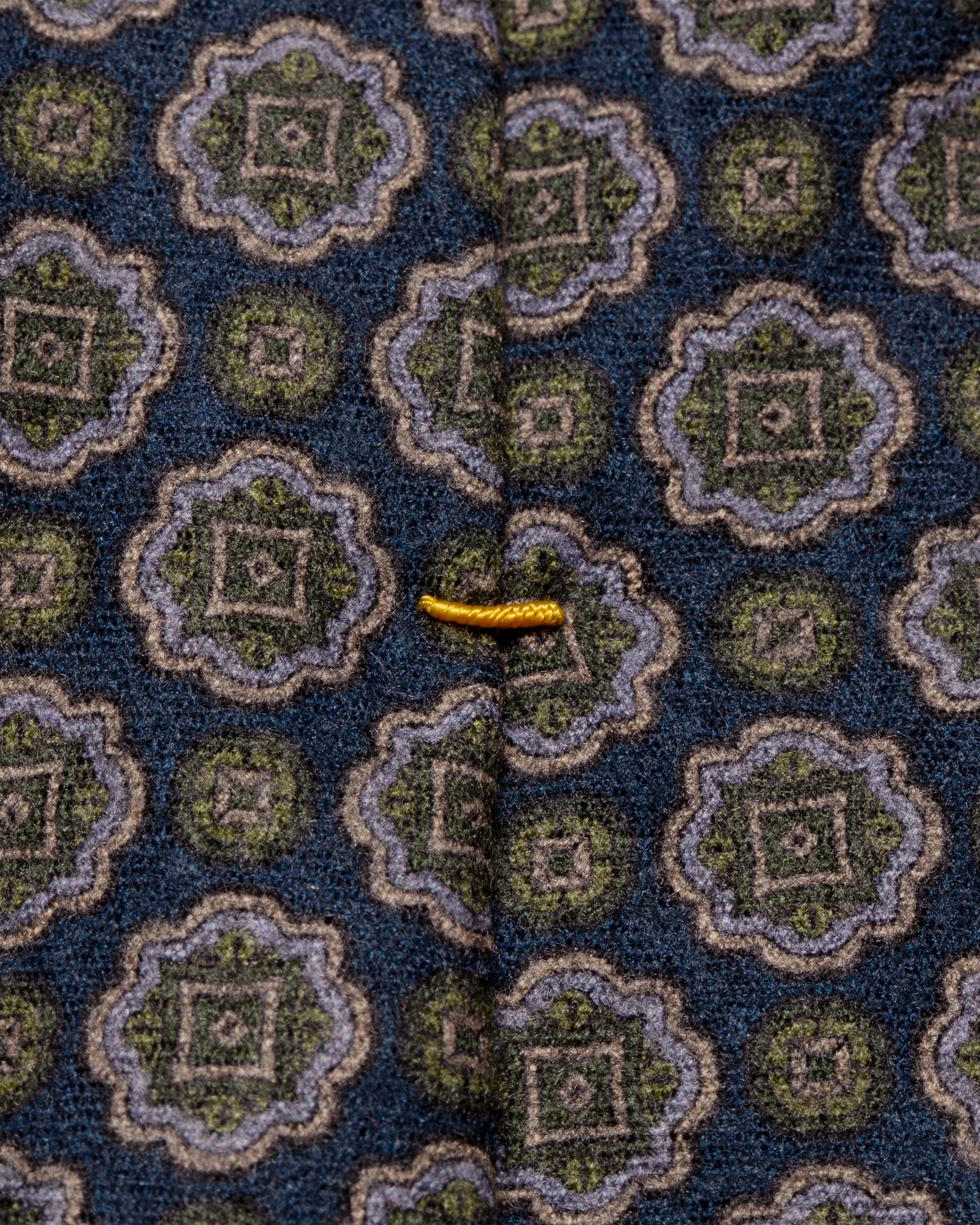 Eton - navy blue pure wool tie