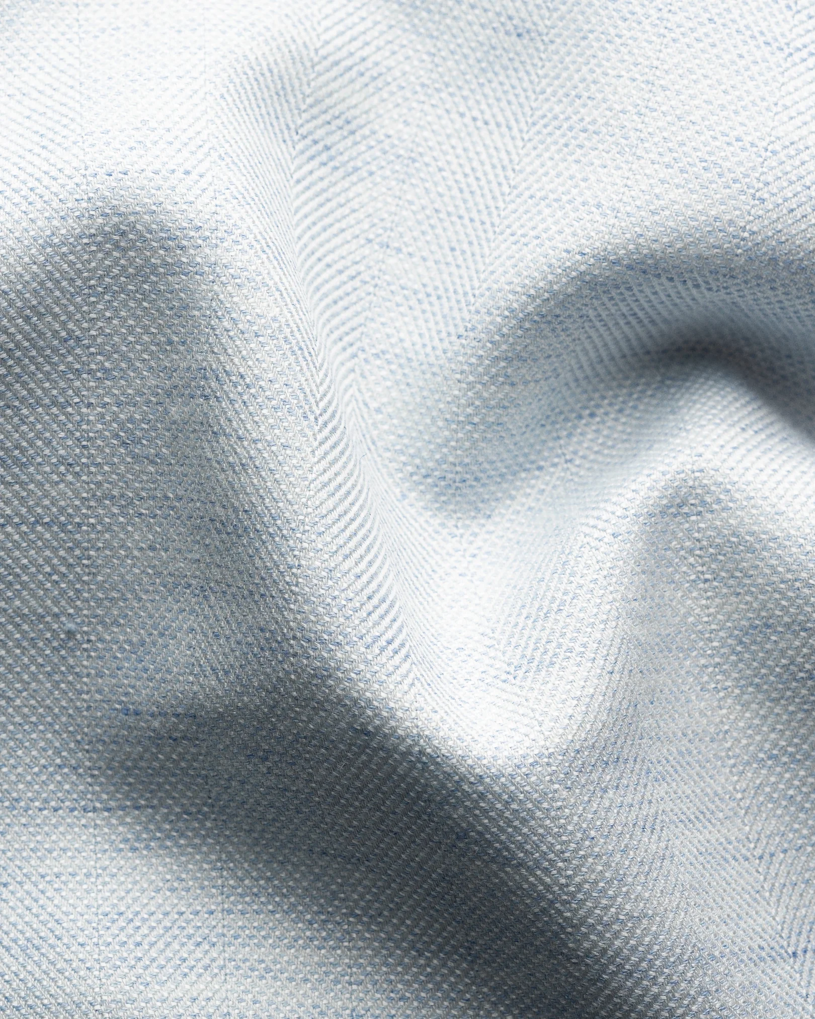 Eton - light blue herringbone