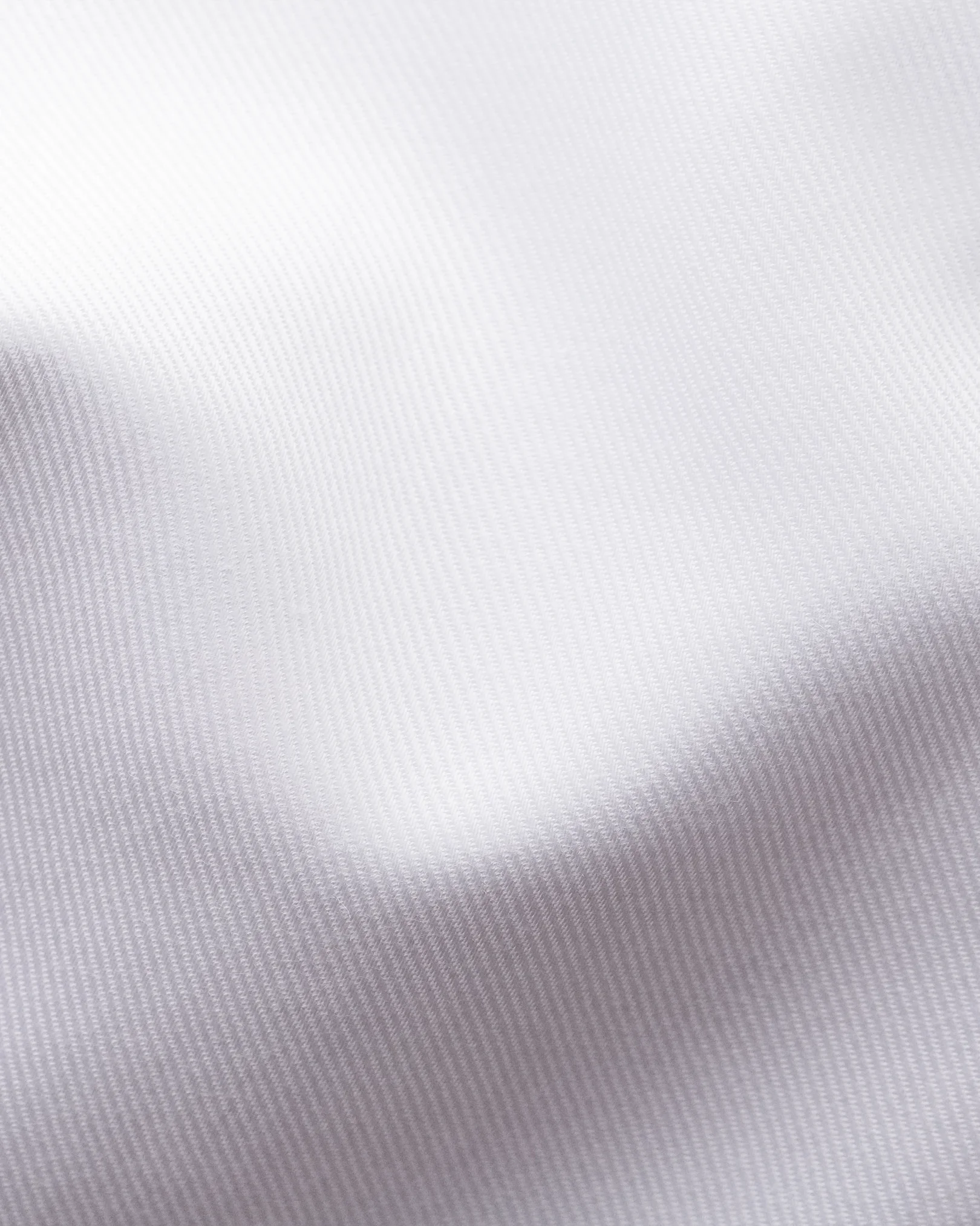 Eton - white twill stretch shirt extreme cut away