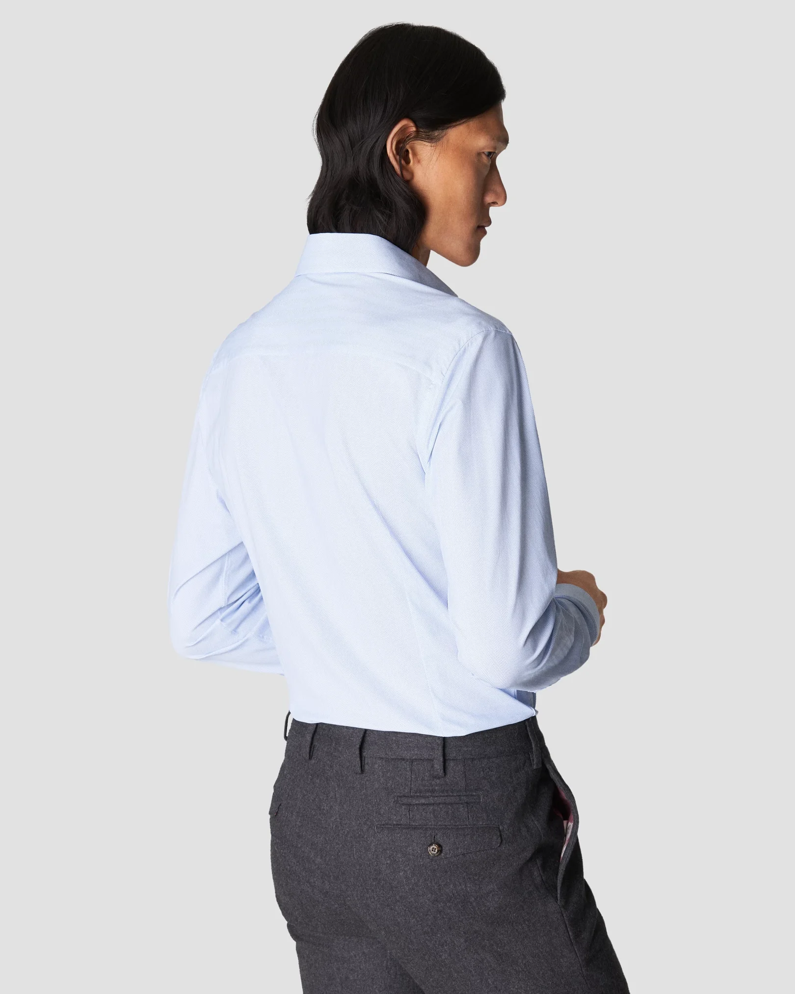 Eton - light blue 4 waystretch