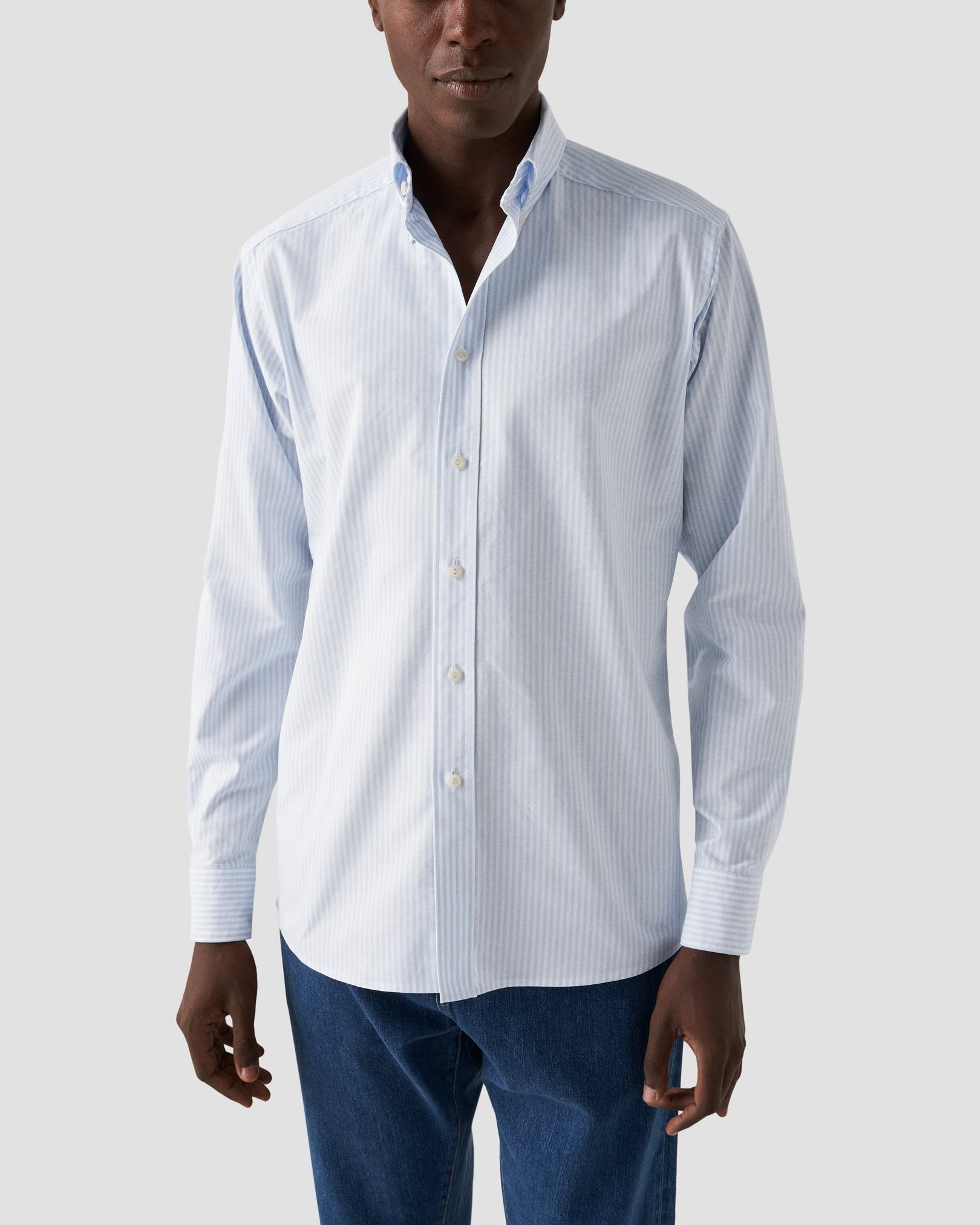 Eton - button down light blue oxford