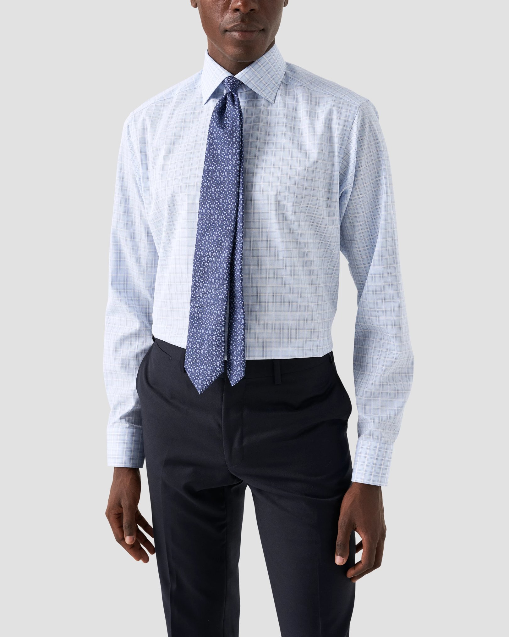 Eton - light blue timeless checked