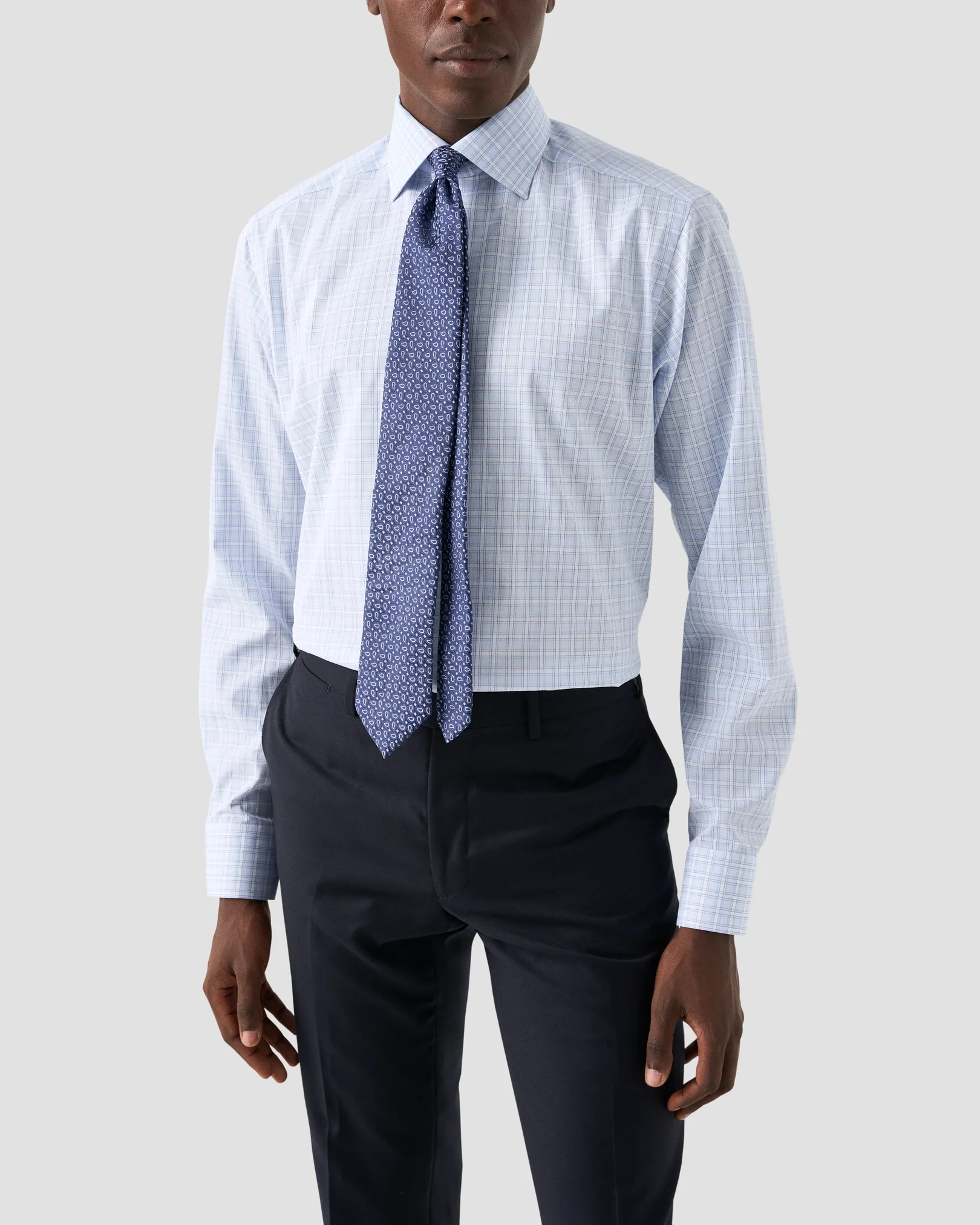 Eton - light blue timeless checked