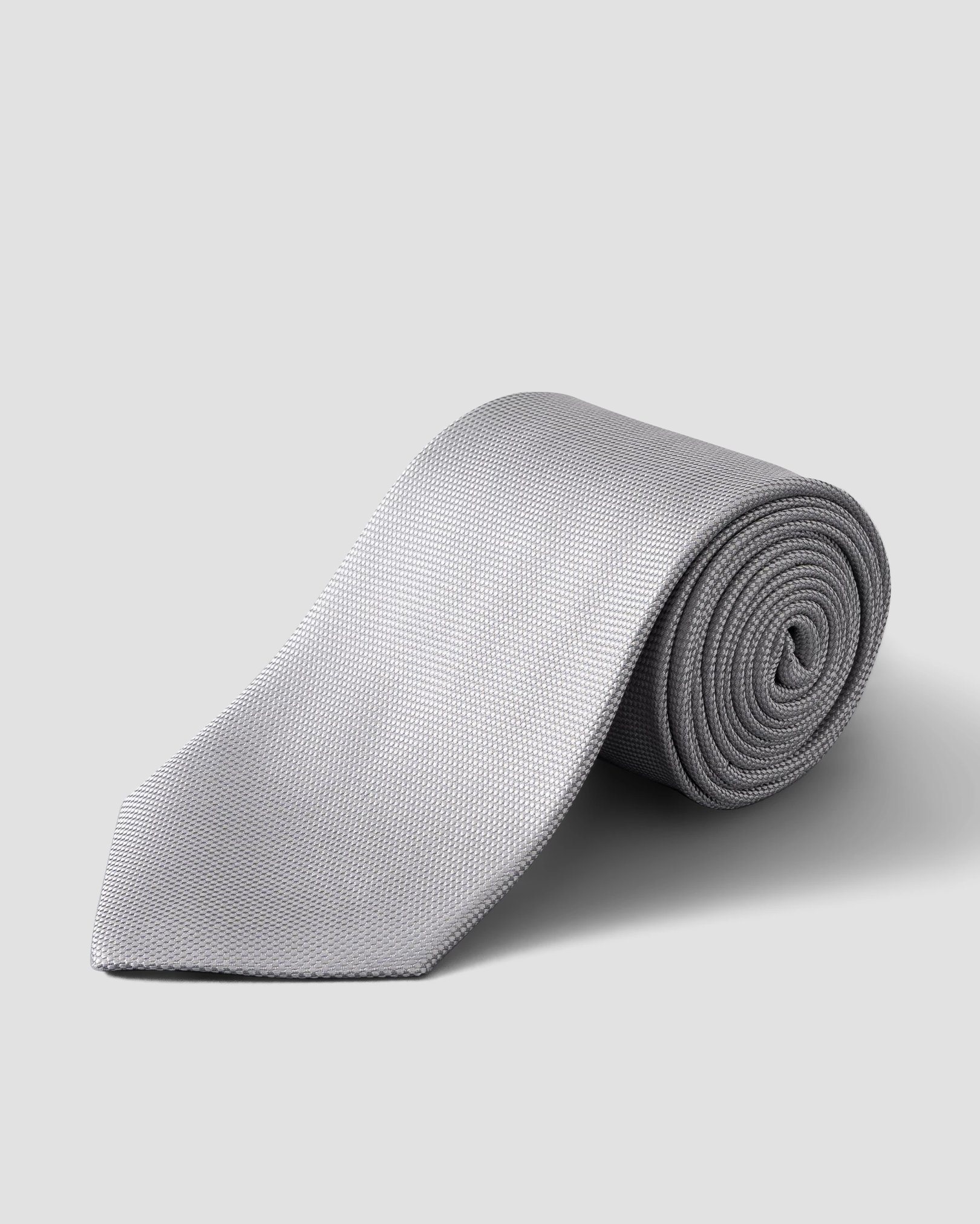 Eton - Grey Basketweave Tie