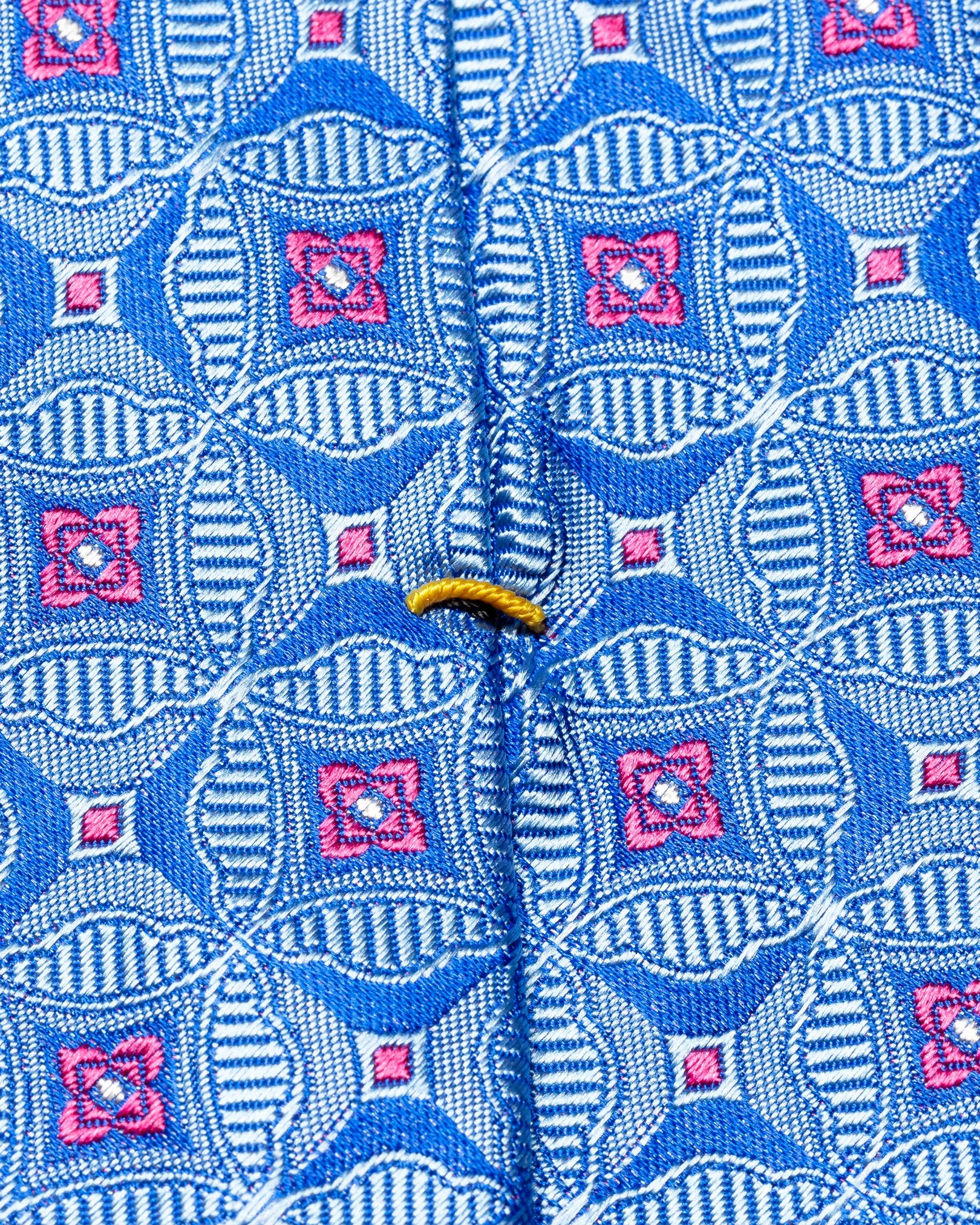 Eton - navy blue geometric style tie