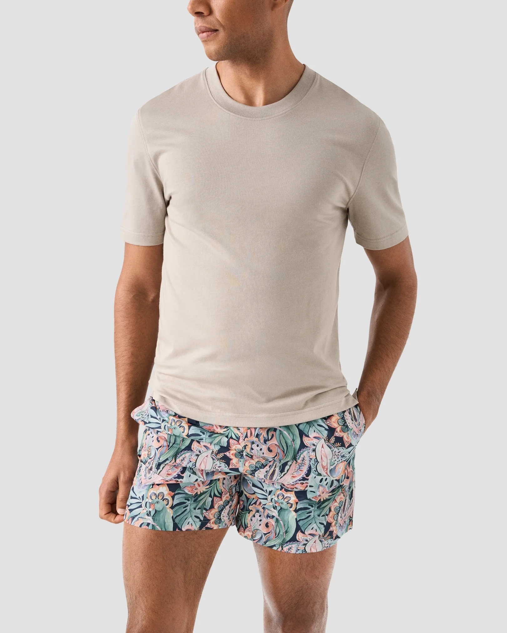 Eton - Floral Swim Shorts