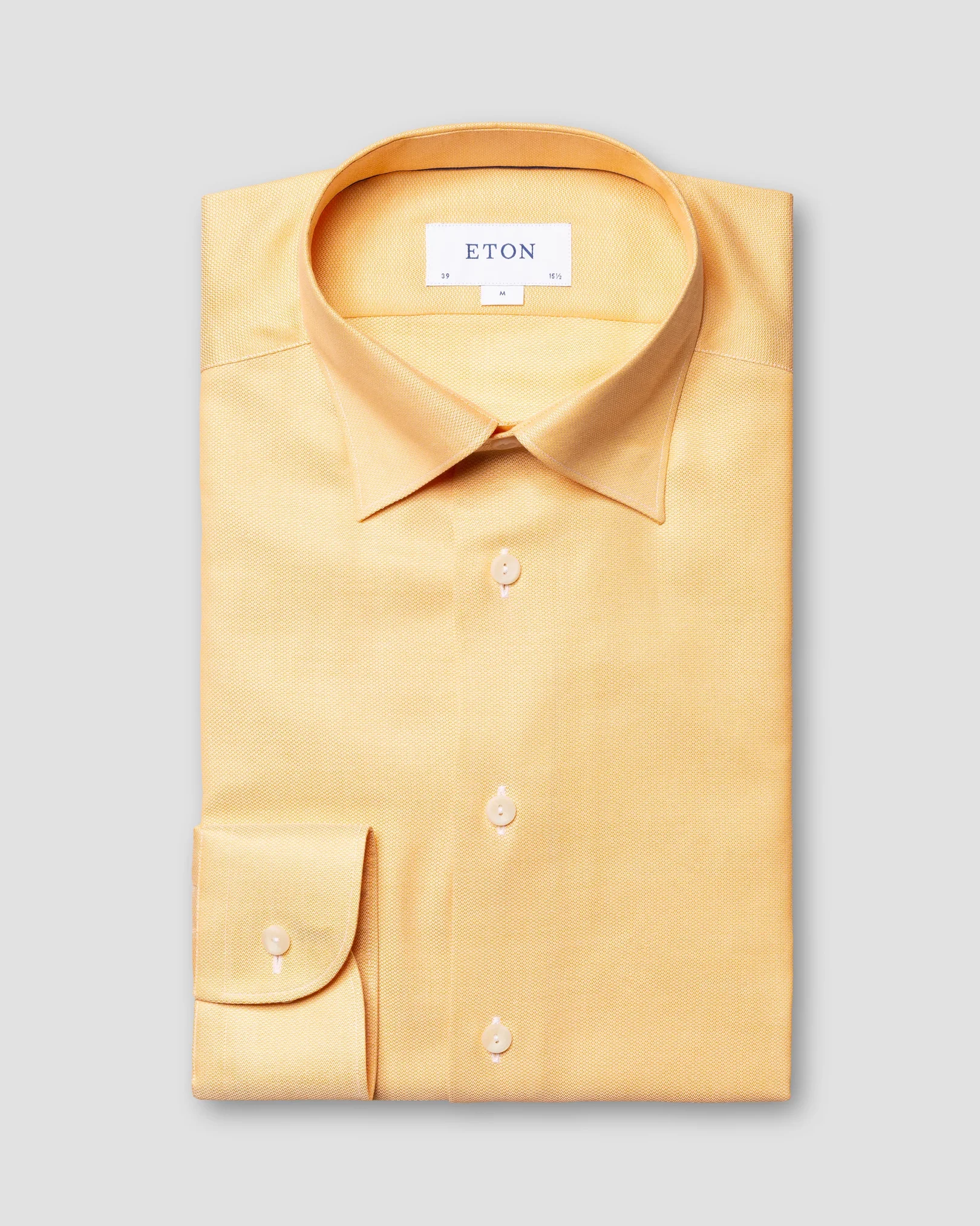 Eton - beige cotton lyocell stretch