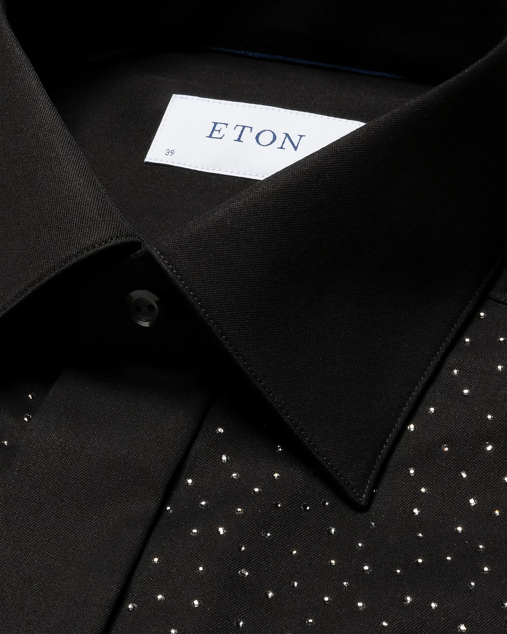 Eton - black swarovski shirt