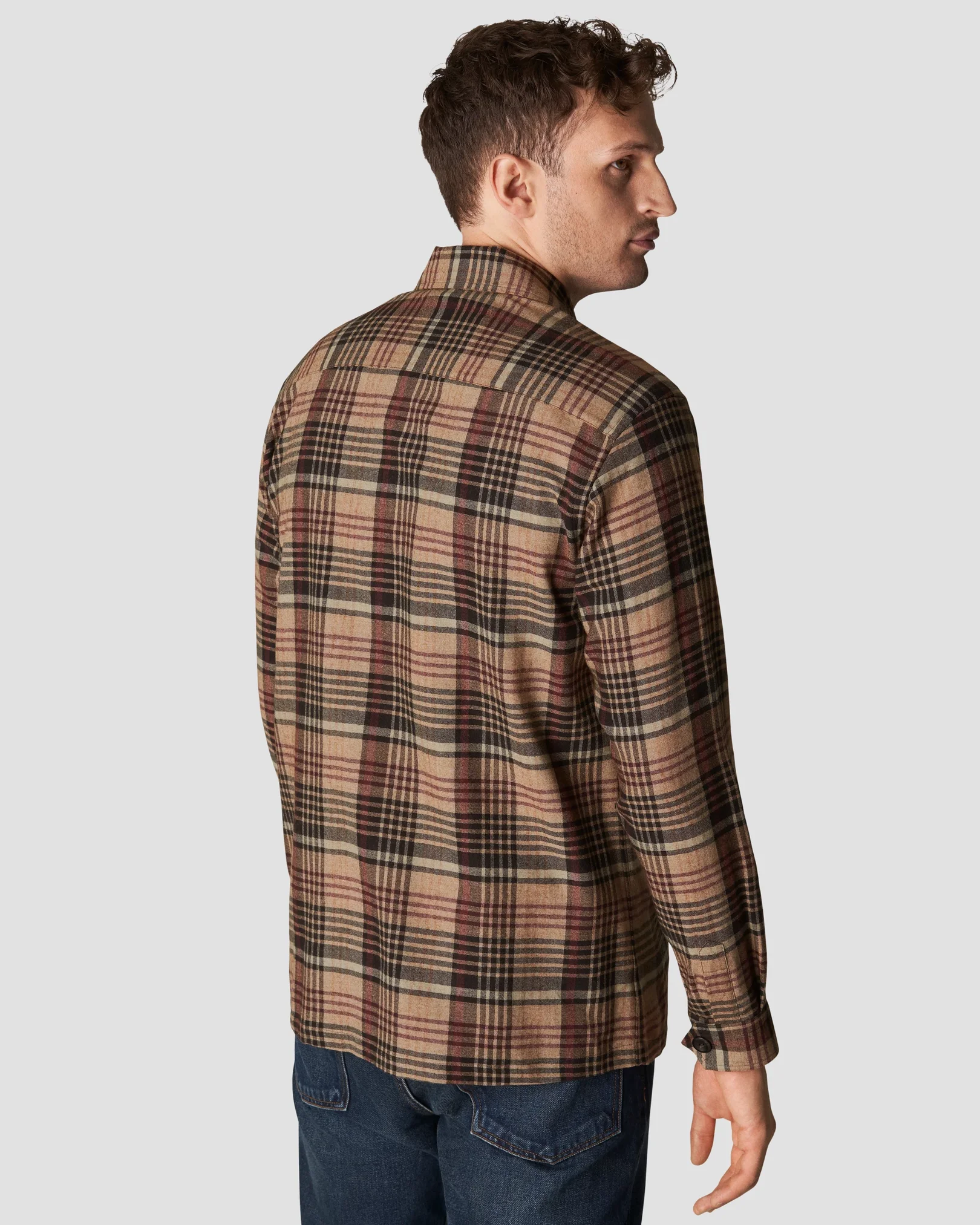 Eton - orange cotton wool cashmere