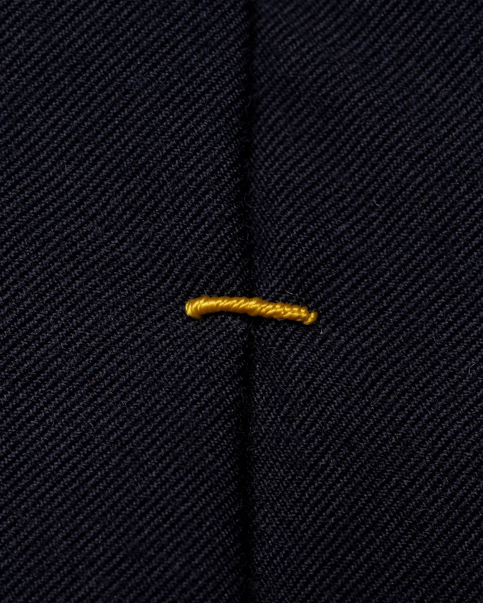 Eton - navy blue wool cotton tie