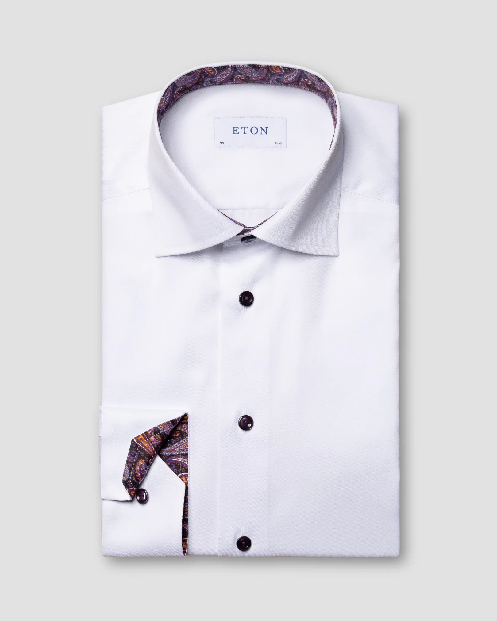 Eton - white signature twill organic