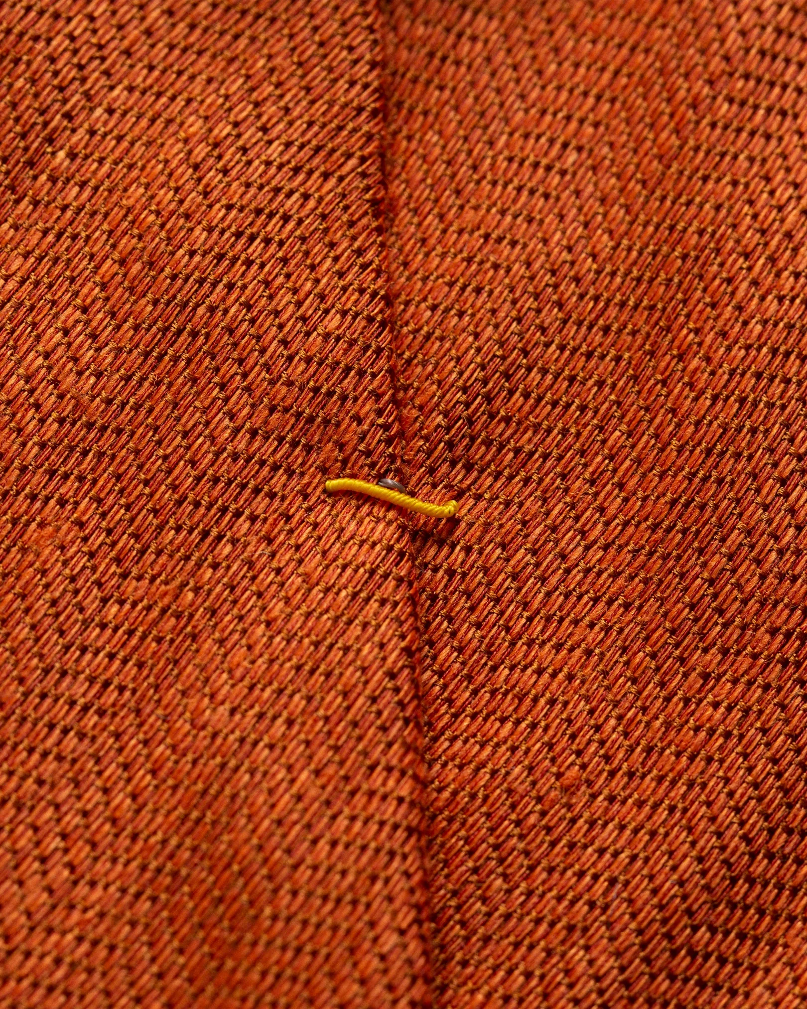 Eton - orange cotton linen silk tie