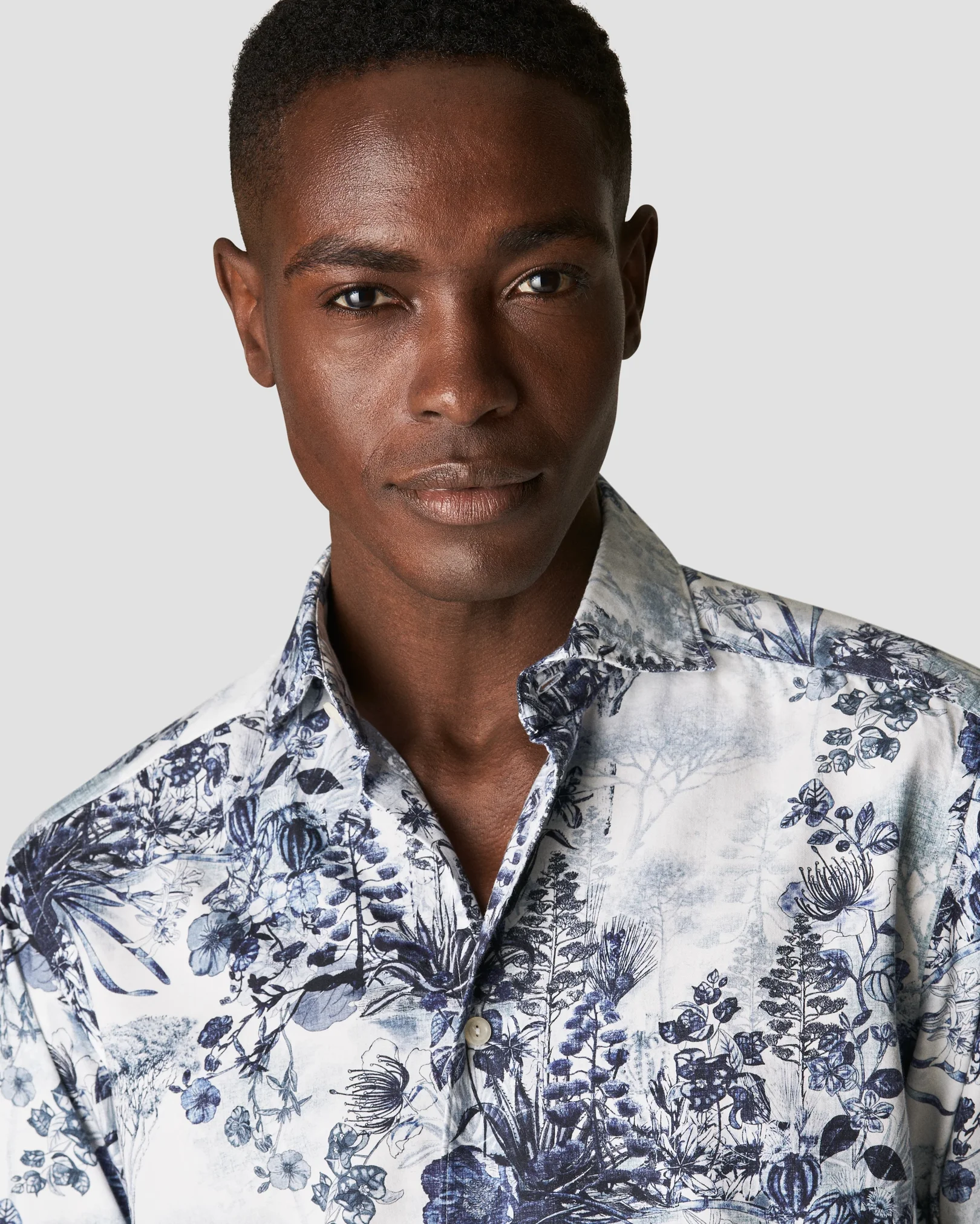 Eton - mid blue cottontencel