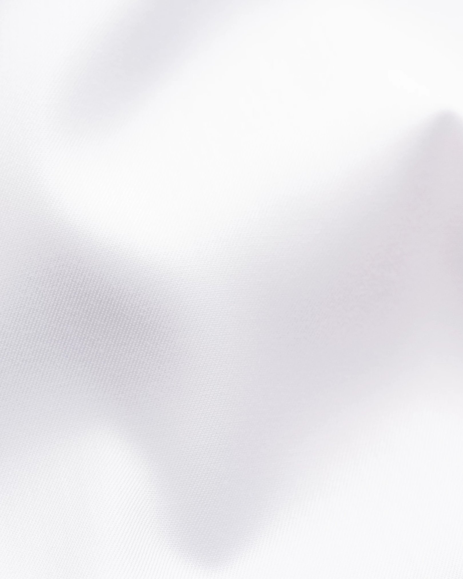 Eton - white solid signature twill beige effect shirt