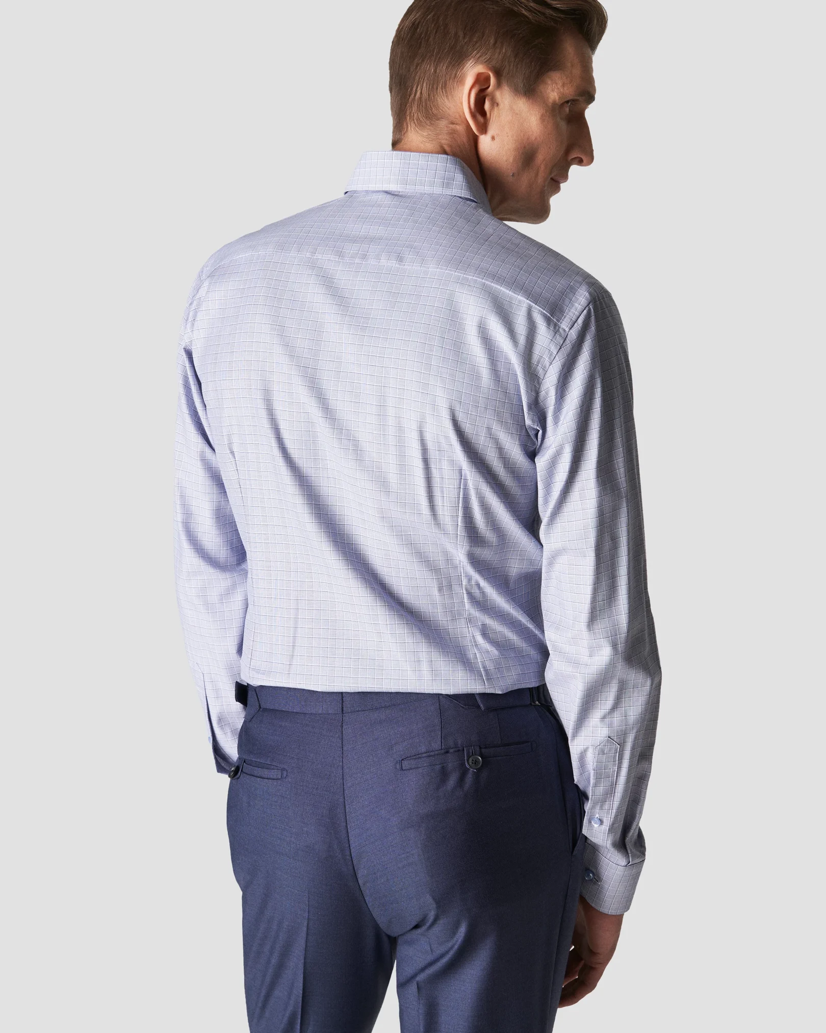 Eton - mid blue twill