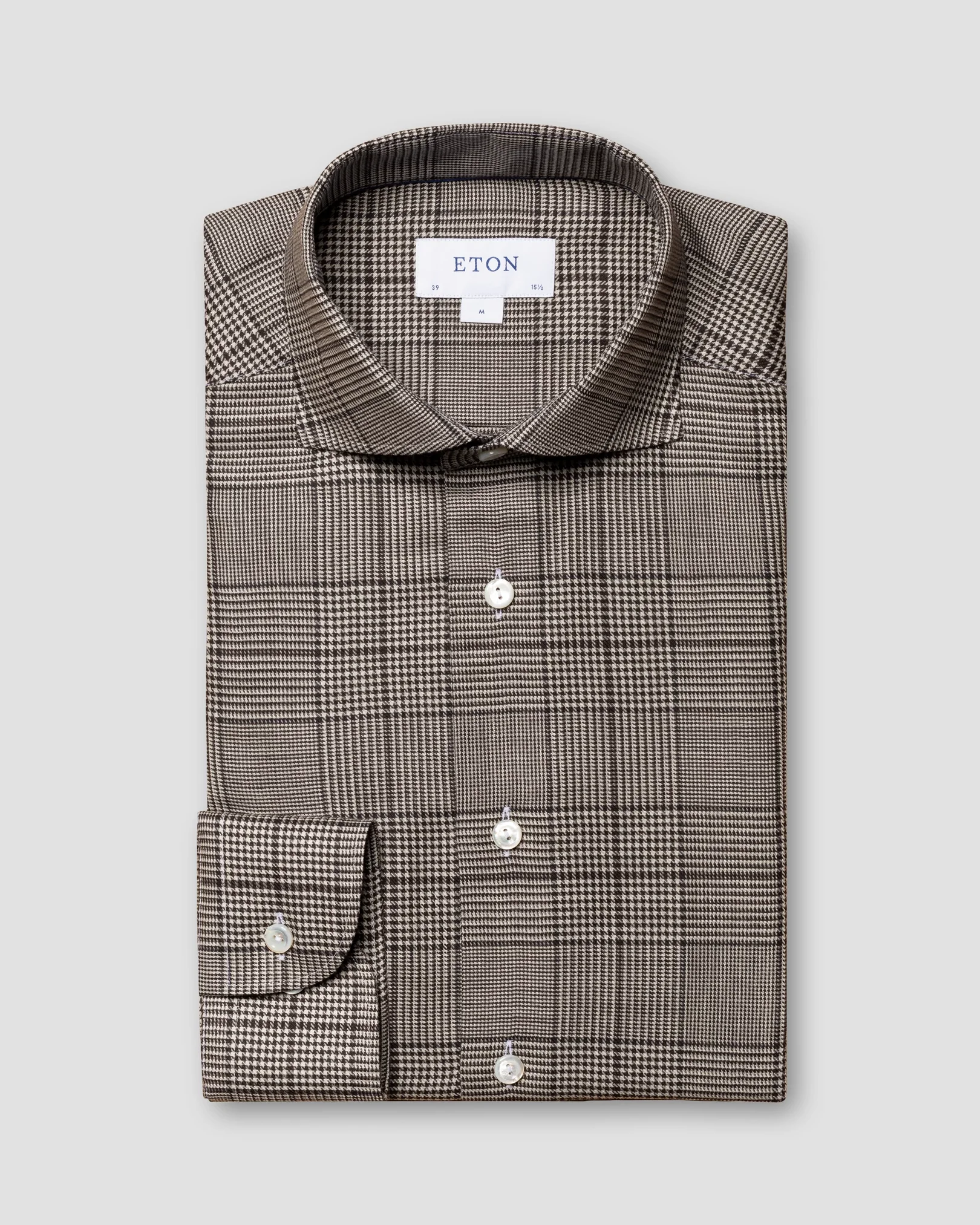 Eton - black merino shirt