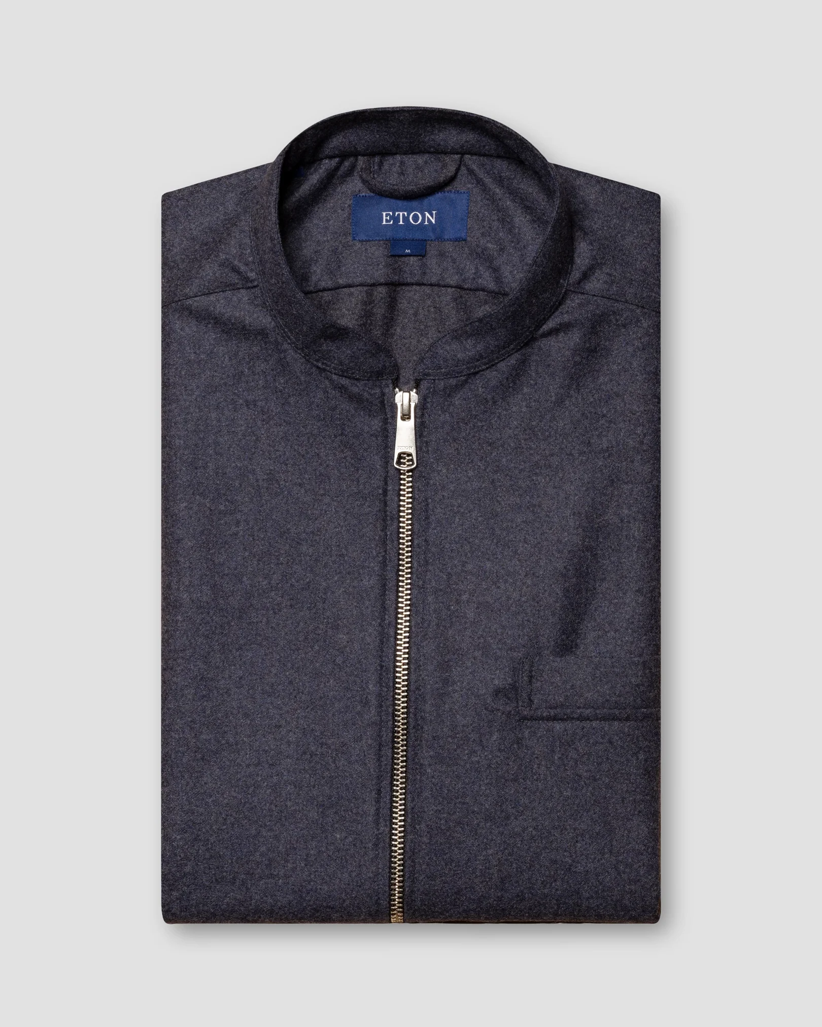 Eton - navy blue twill cashmere vest