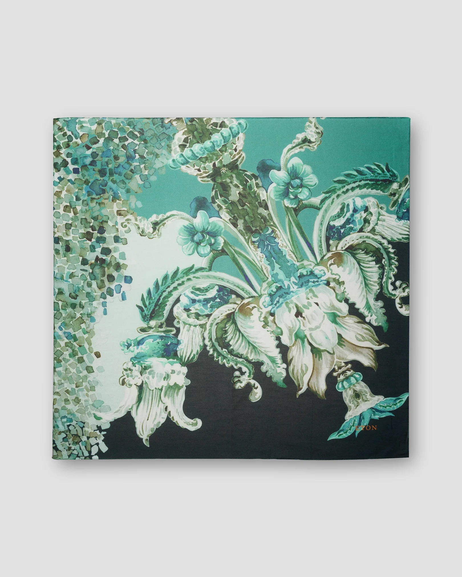Eton - dark green chandelier print bandana