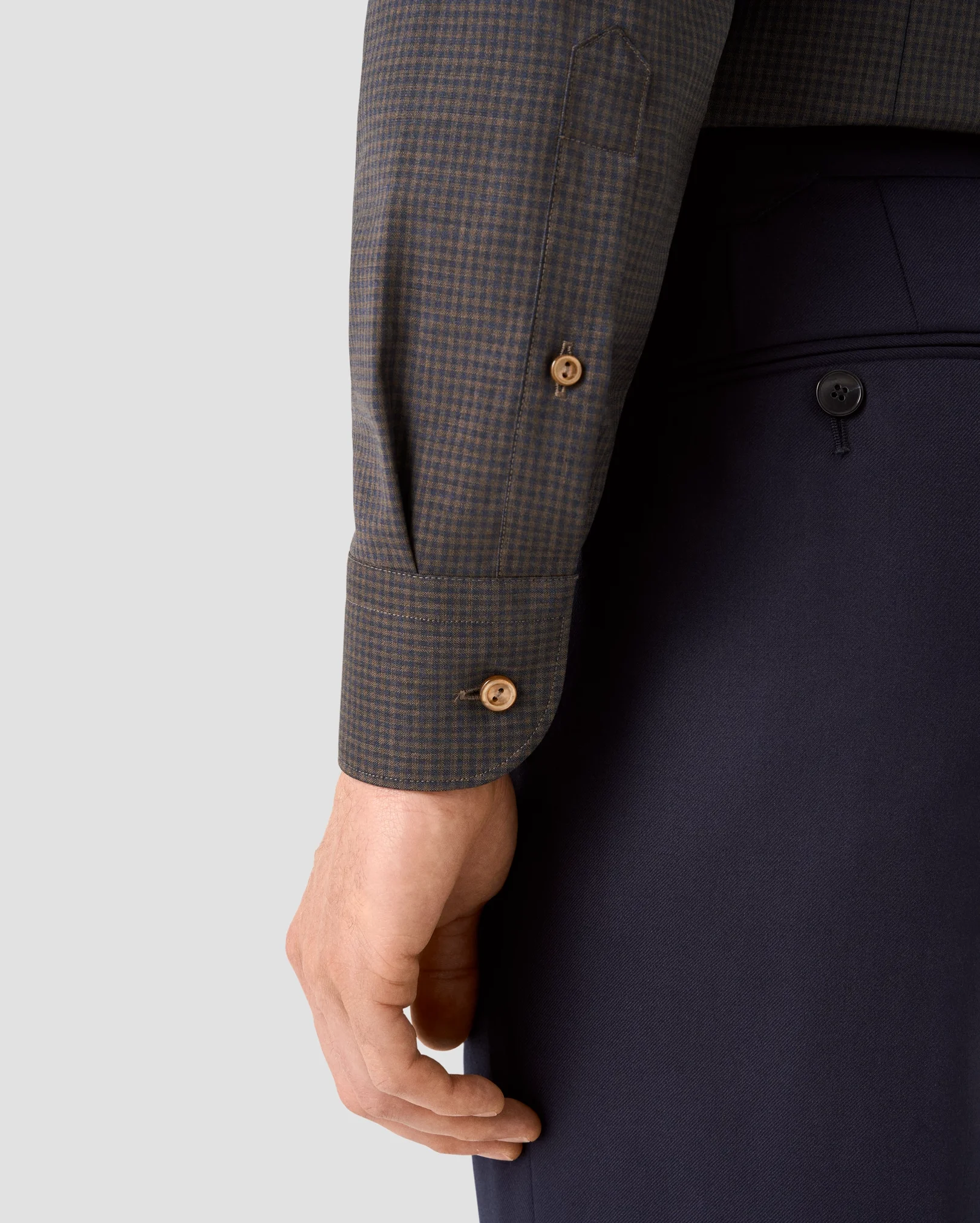 Eton - dark brown merino
