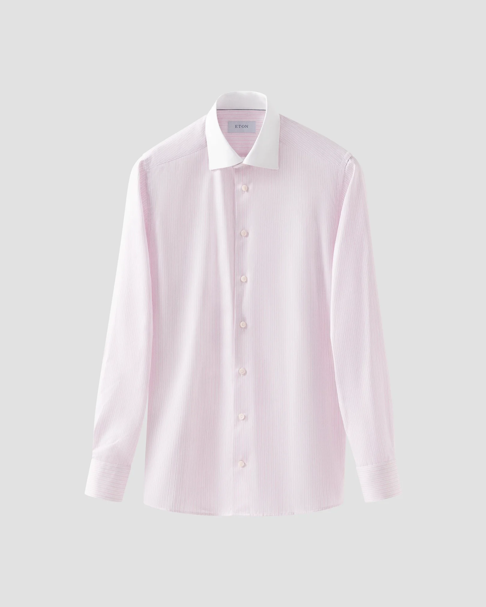 Eton - subtle striped twill shirt