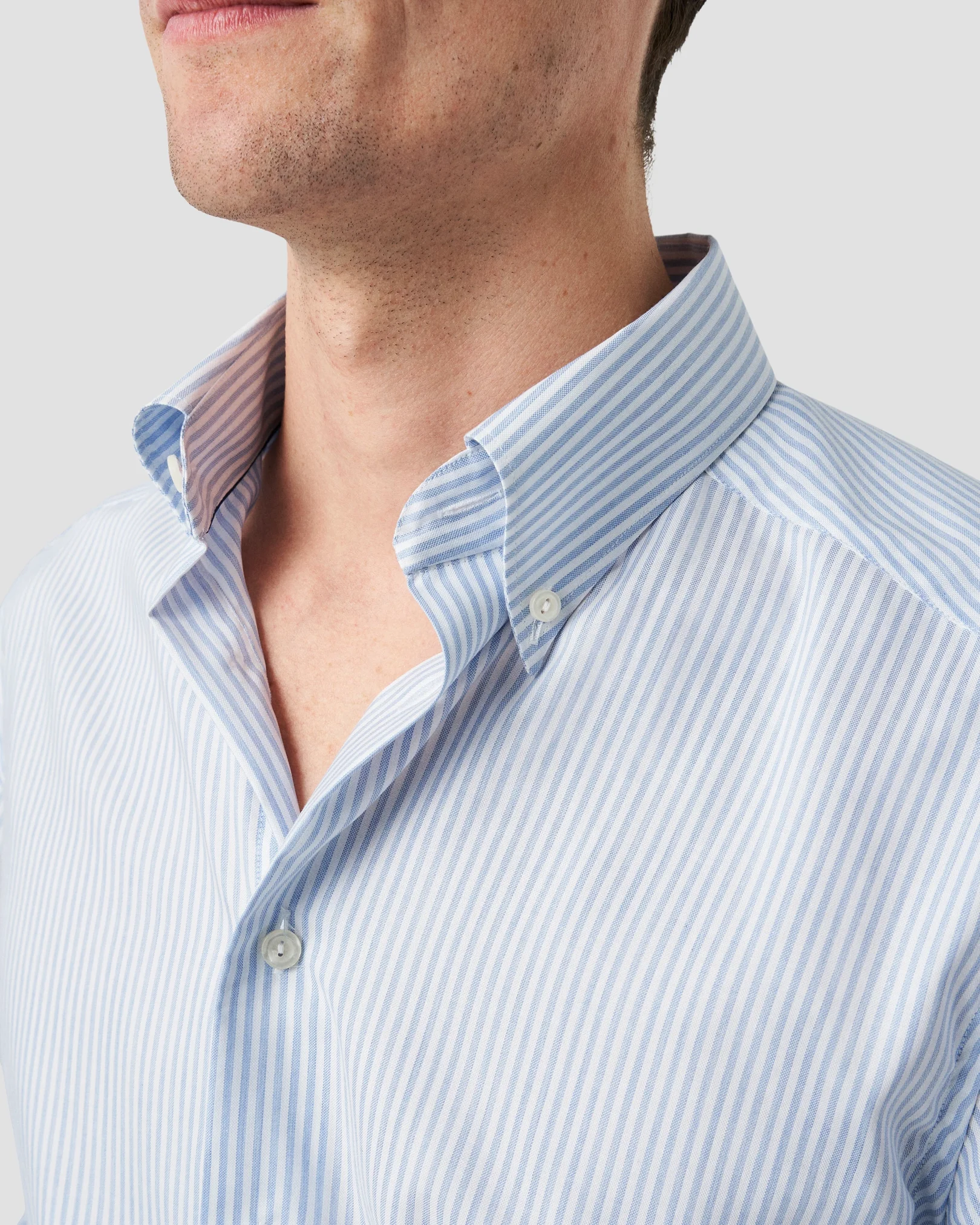 Eton - light blue fine oxford shirt