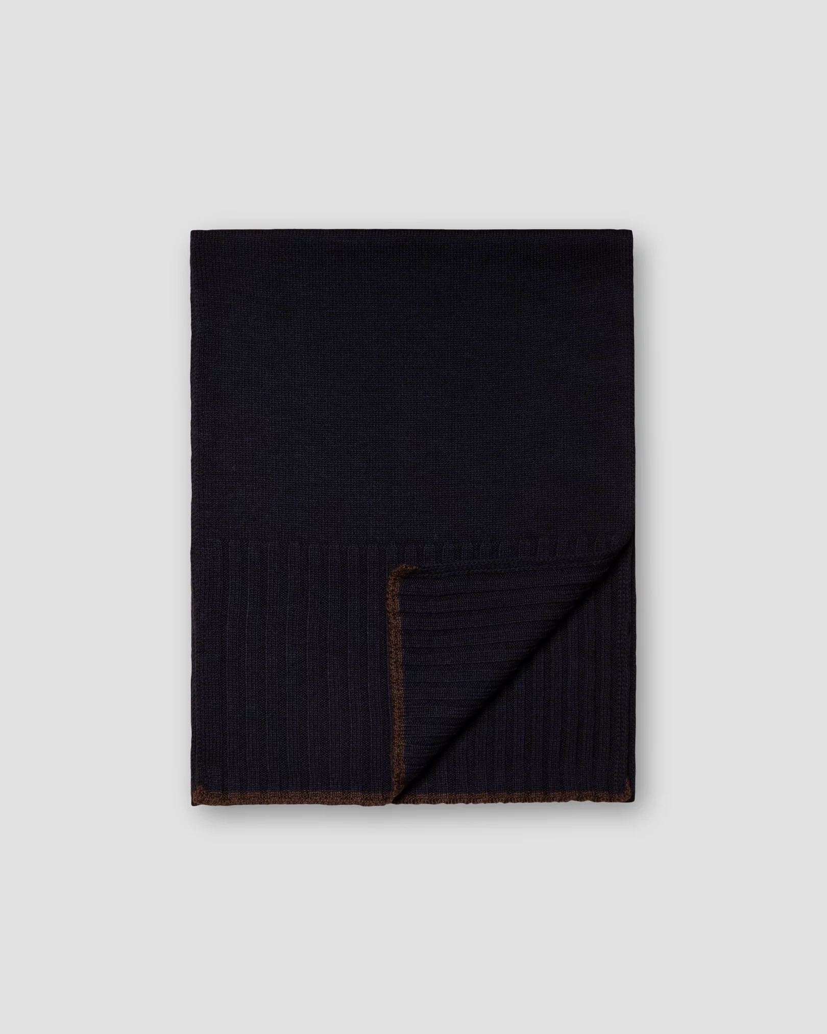 Eton - navy blue knitted scarf