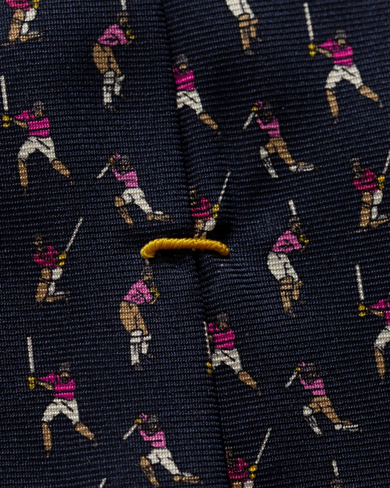 Eton - navy cricket tie