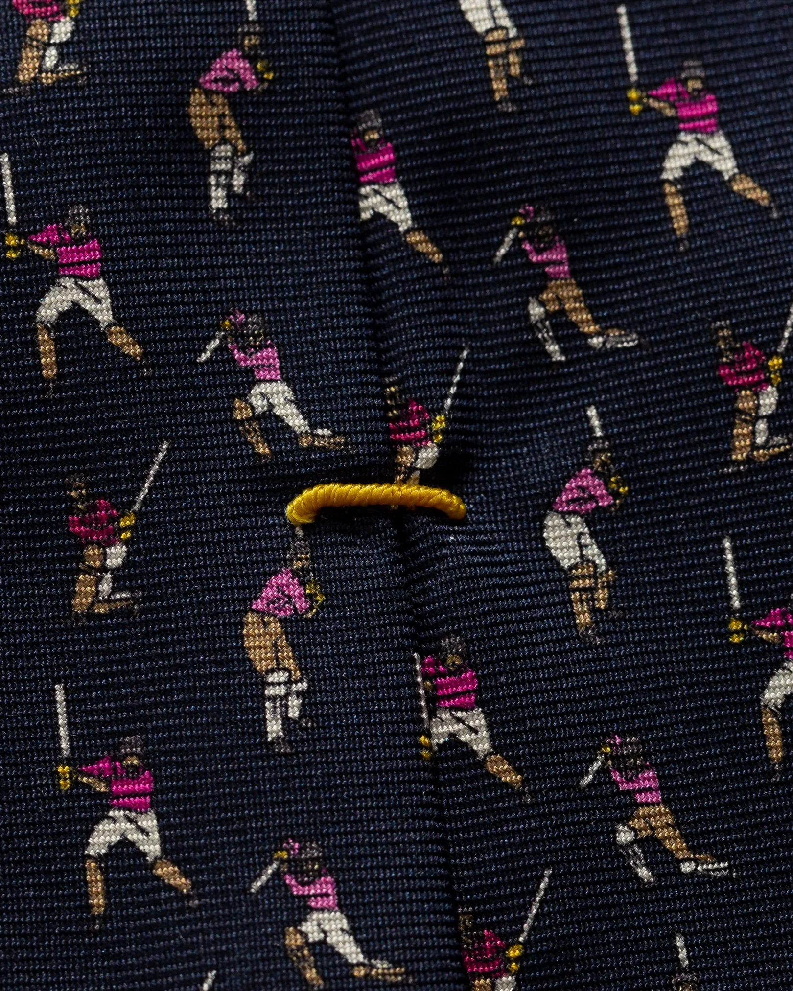 Eton - navy cricket tie