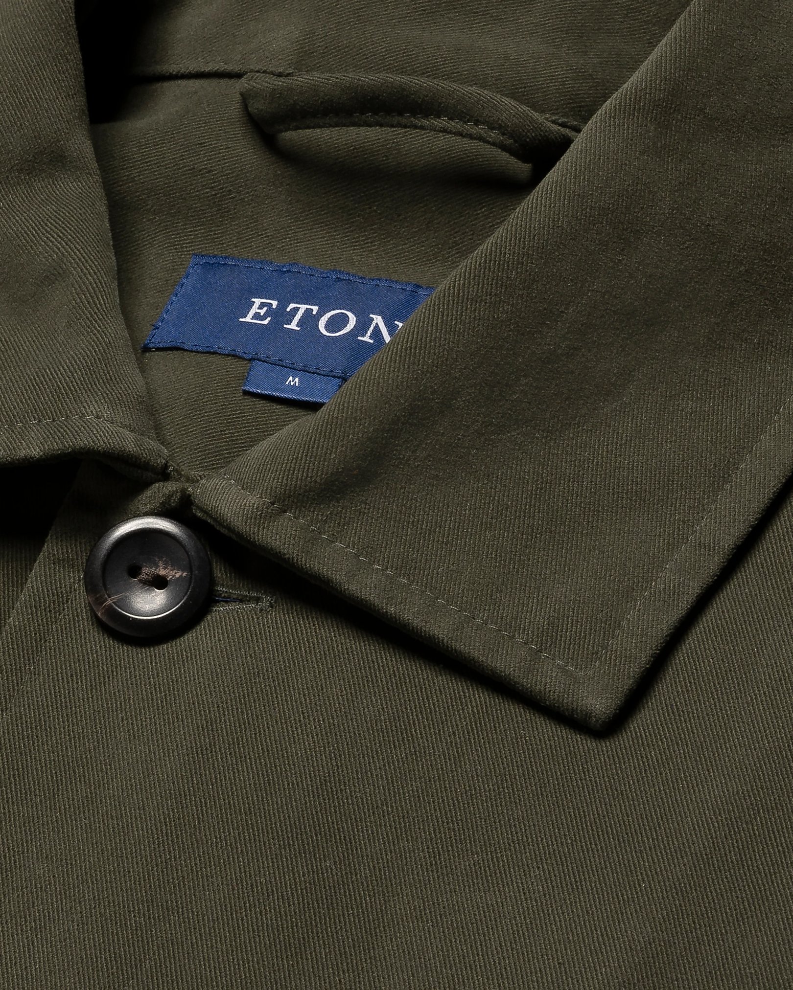 Eton - dark green moleskin overshirt