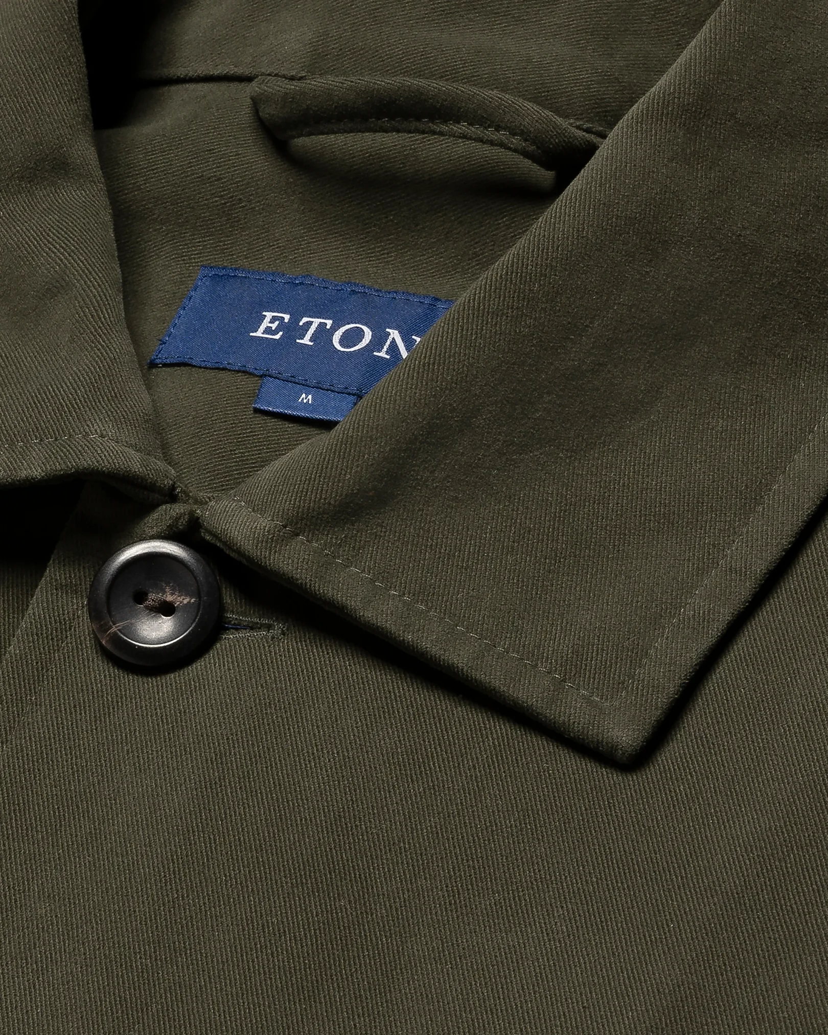 Eton - dark green moleskin overshirt