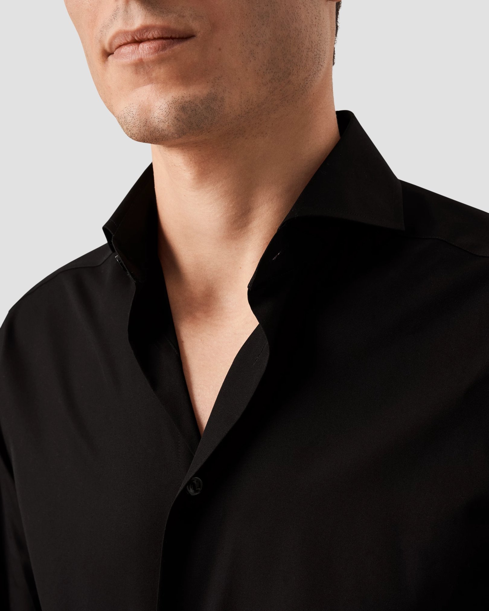 Eton - black poplin
