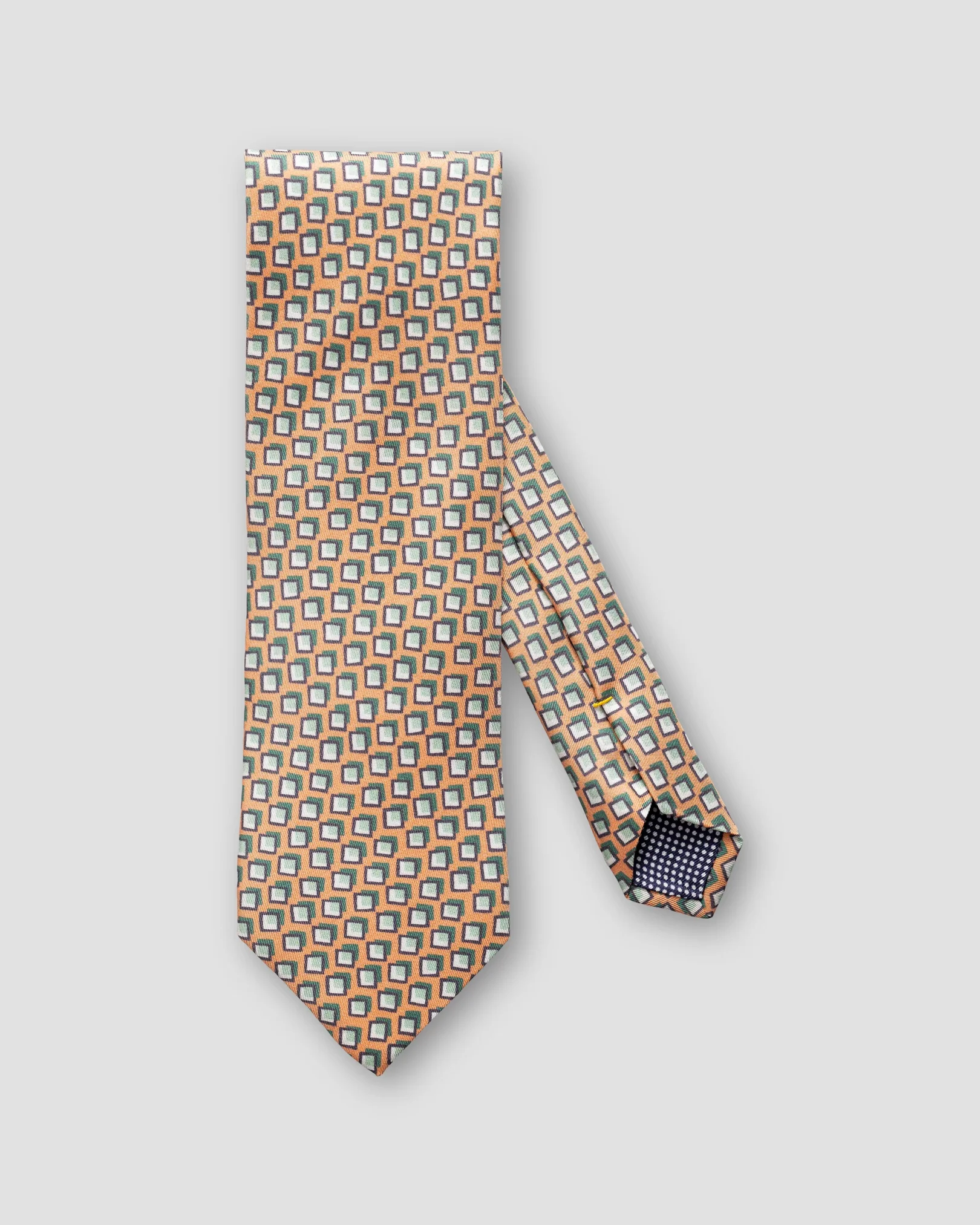 Eton - light red patterned silk tie