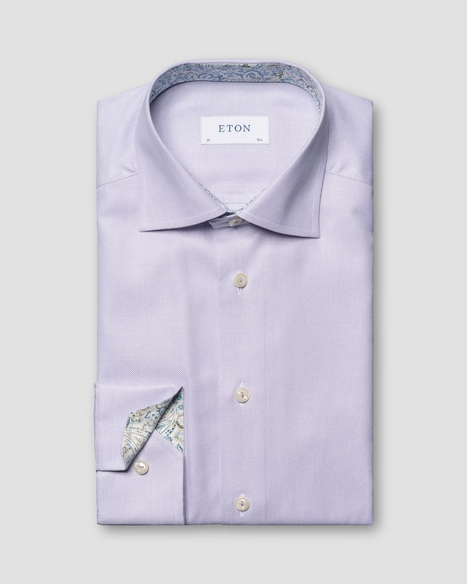 Eton - Light Purple Cotton & TENCEL™ Lyocell Shirt