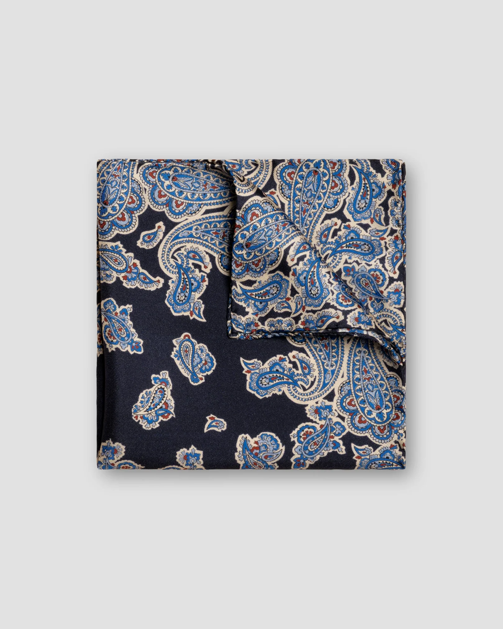 Eton - navy pocket square