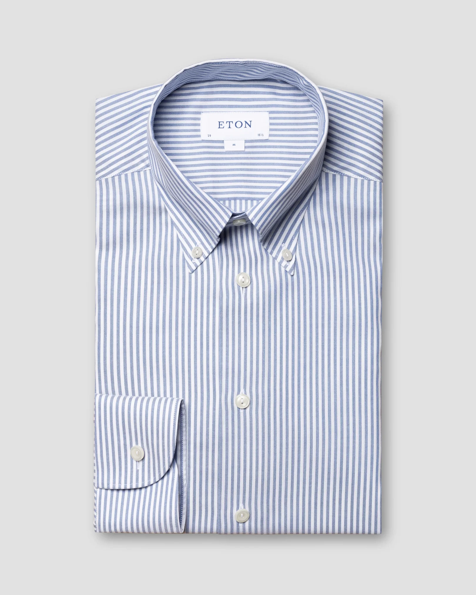 Eton - mid blue fine oxford