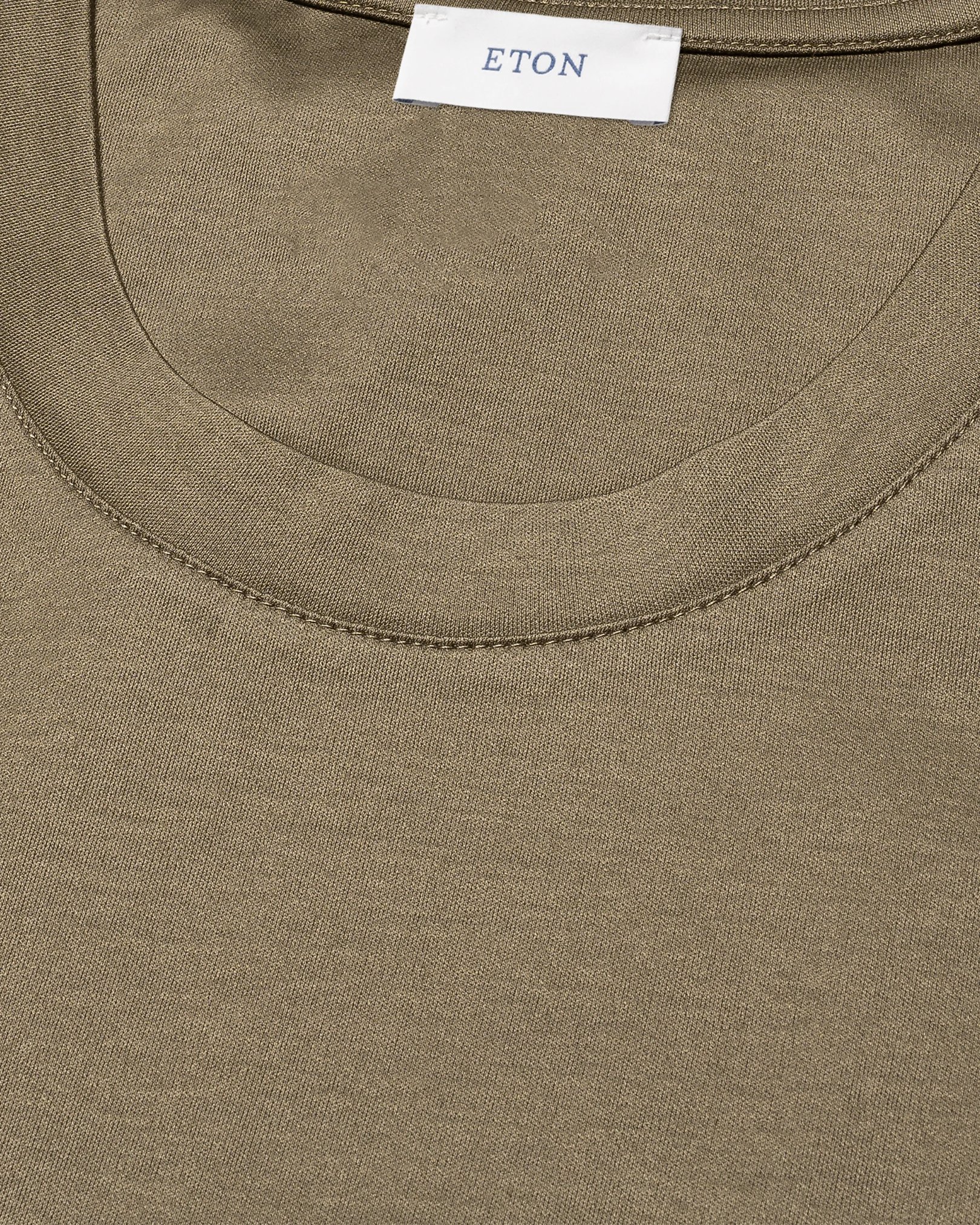 Eton - T-Shirt aus einfarbigem Filo di Scozia